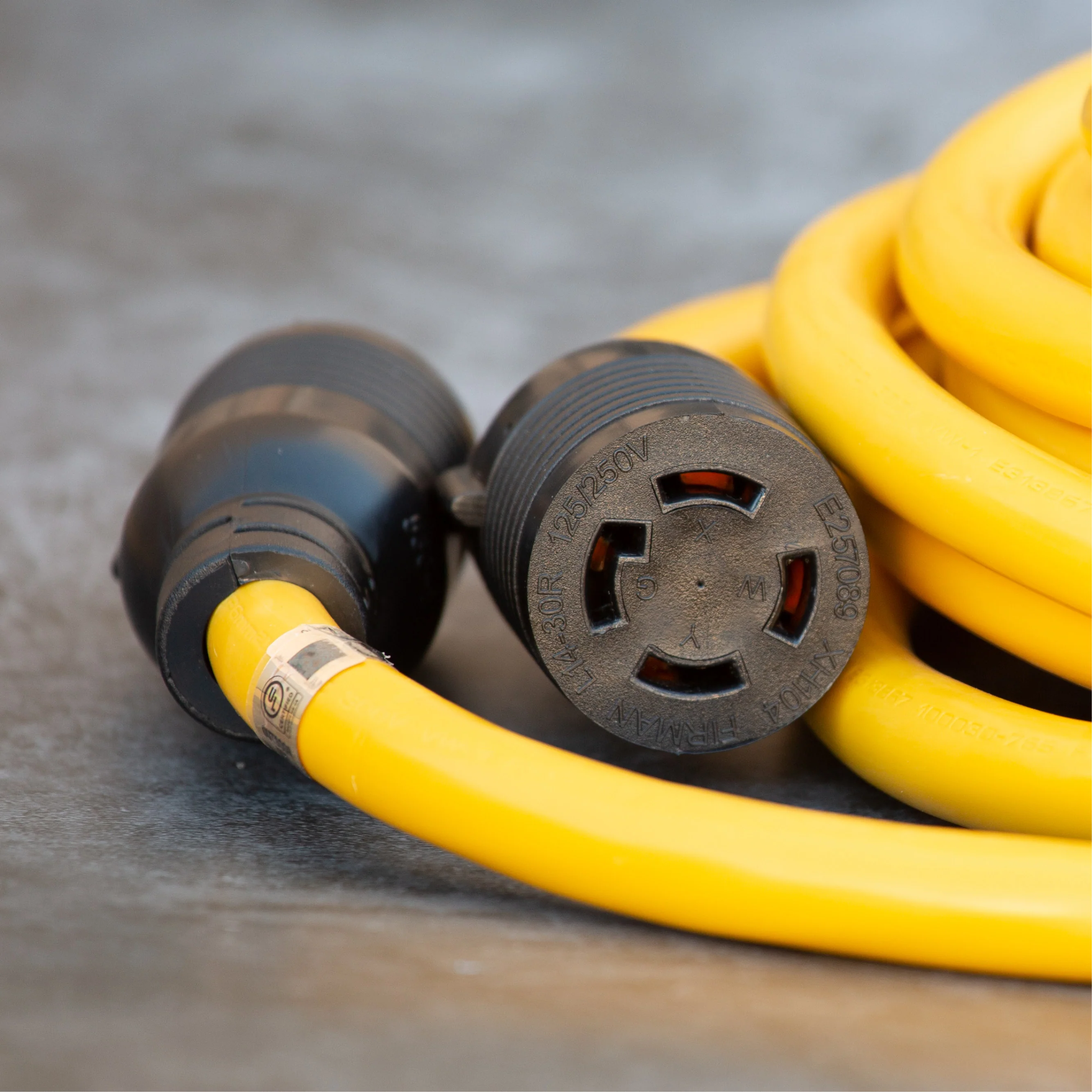 25ft Heavy Duty L14-30P to L14-30R Power Cord Extension With Storage Strap - Image 6