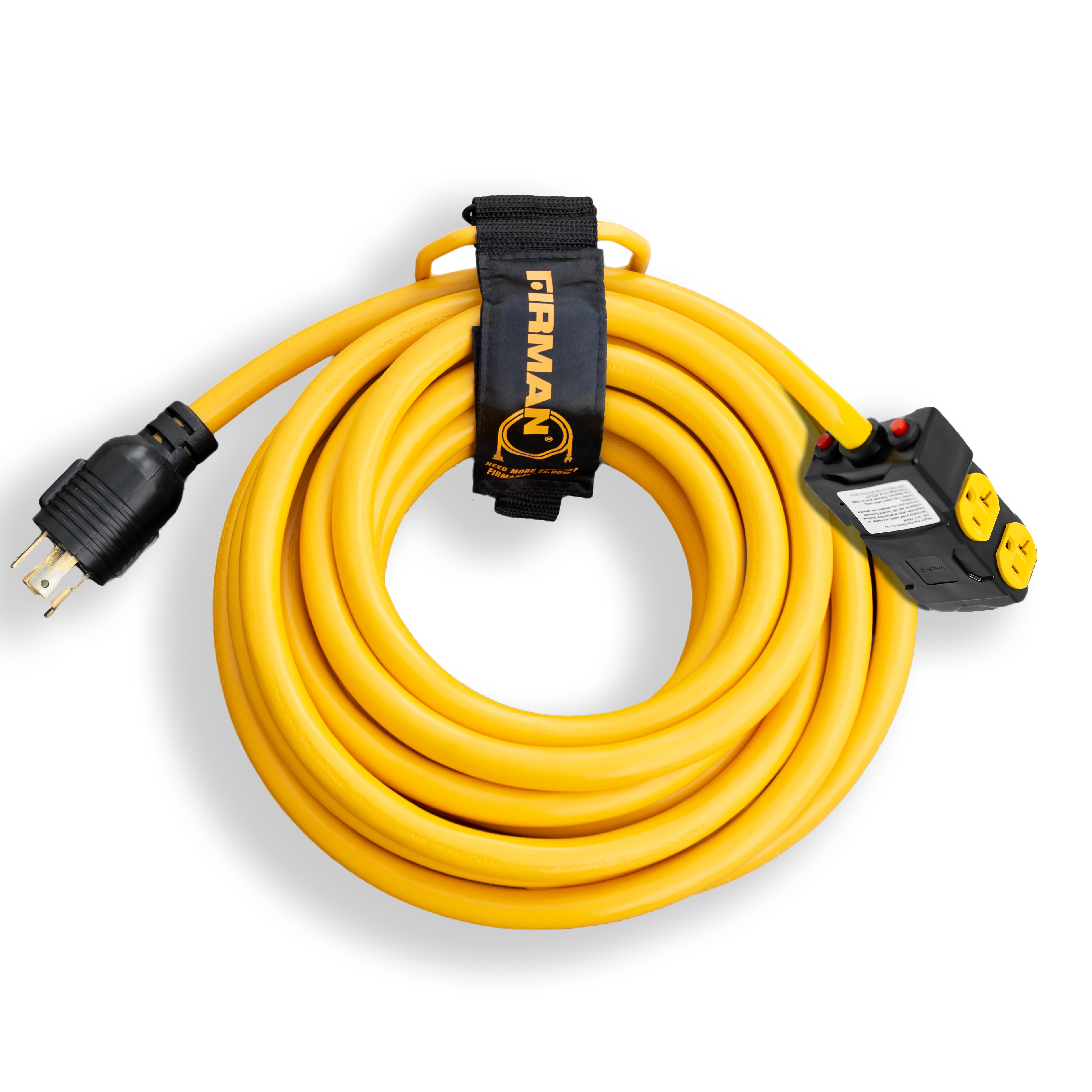 25 FT Heavy Duty L14-30P to (4) 5-20R Cord