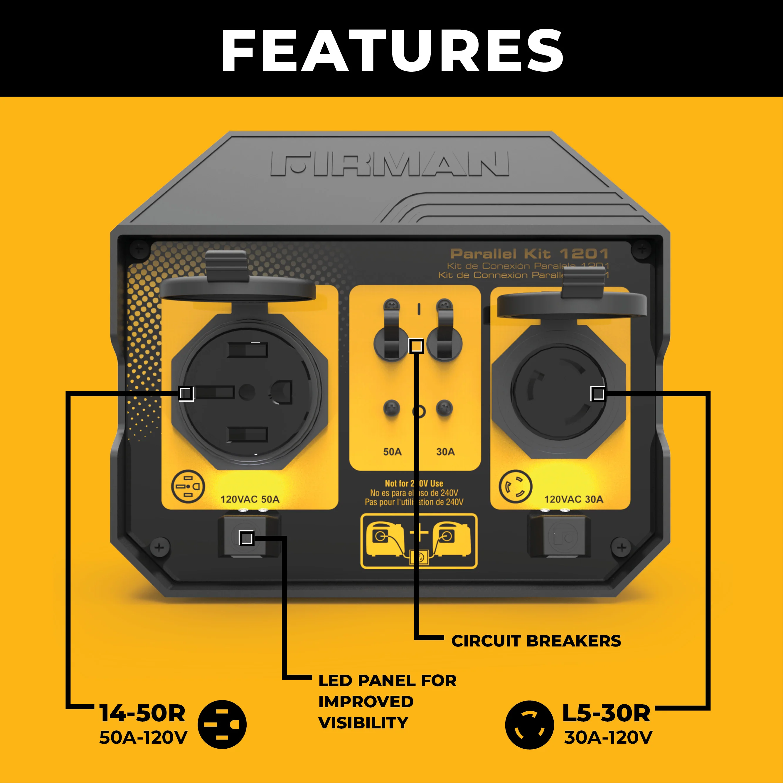 50A Portable Generator Parallel Kit - Image 2