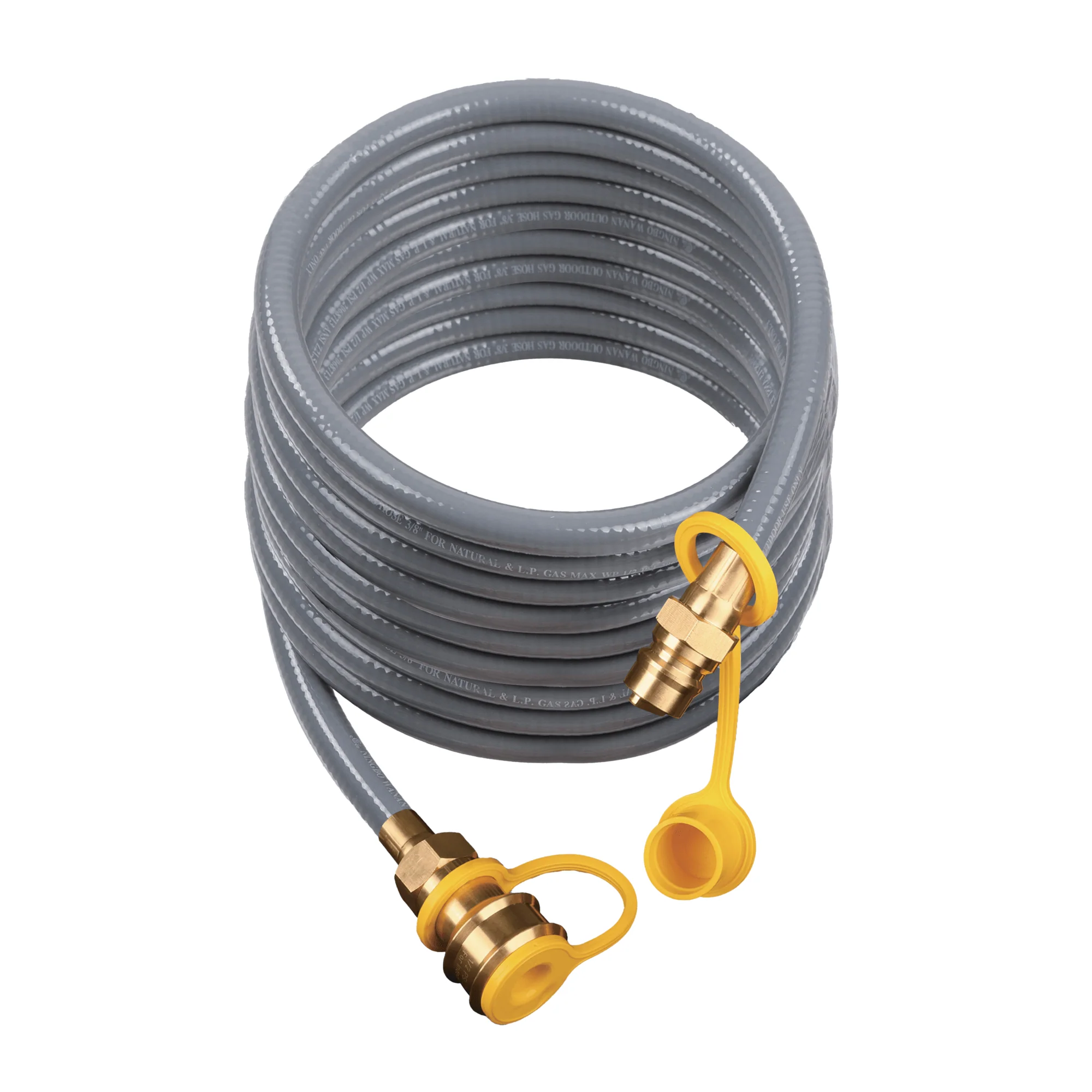 25FT Natural Gas Large Hose 3/4in with Storage Strap - Image 3