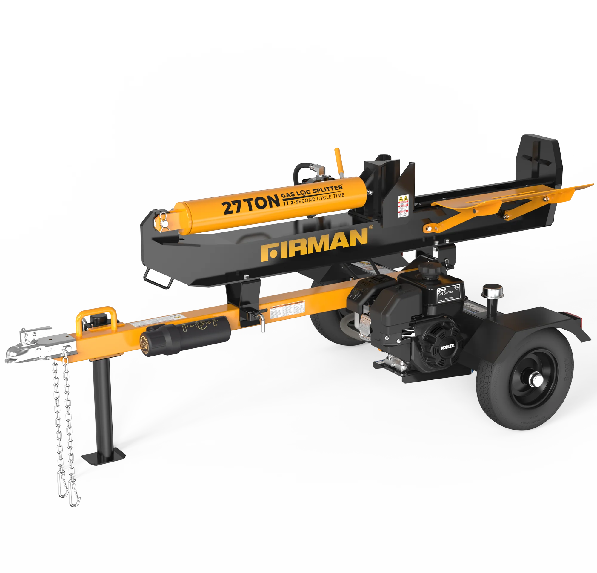 27-Ton Gas Powered Hydraulic Log Splitter - Image 6