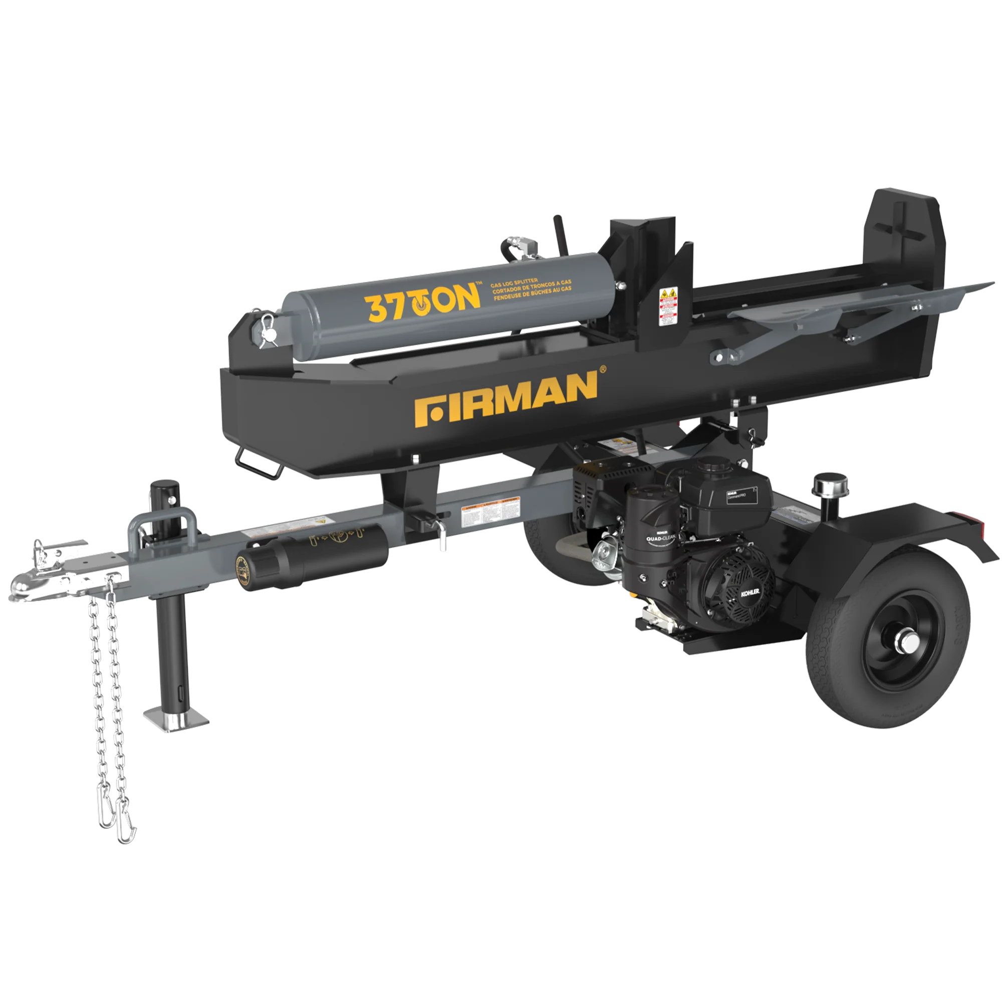 37-Ton Gas Powered Hydraulic Log Splitter - Image 6