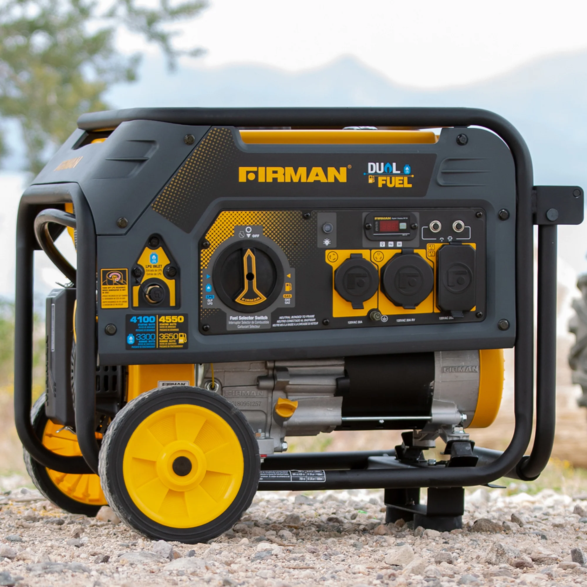 Dual Fuel Portable Generator 3650W Recoil Start - Image 5