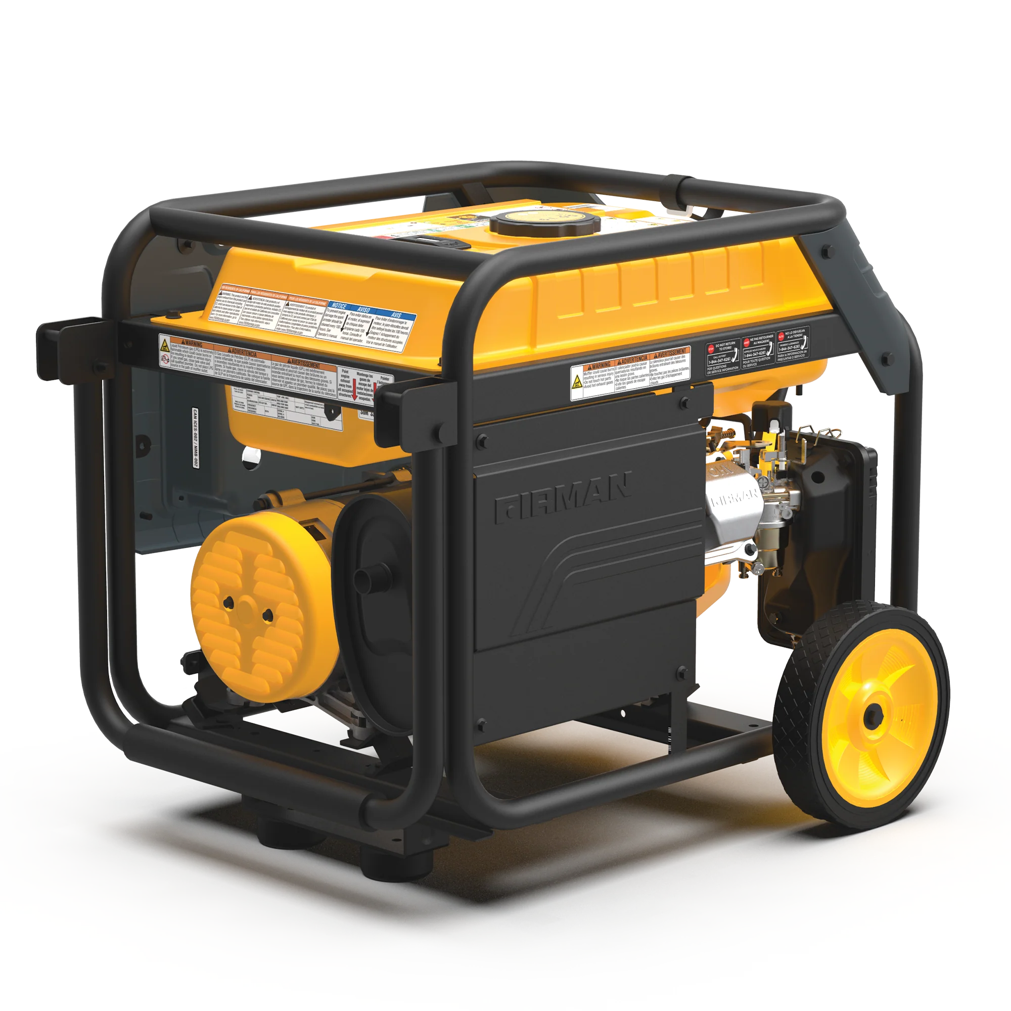 Dual Fuel 4550W Portable Generator Electric Start with CO Alert - Image 15