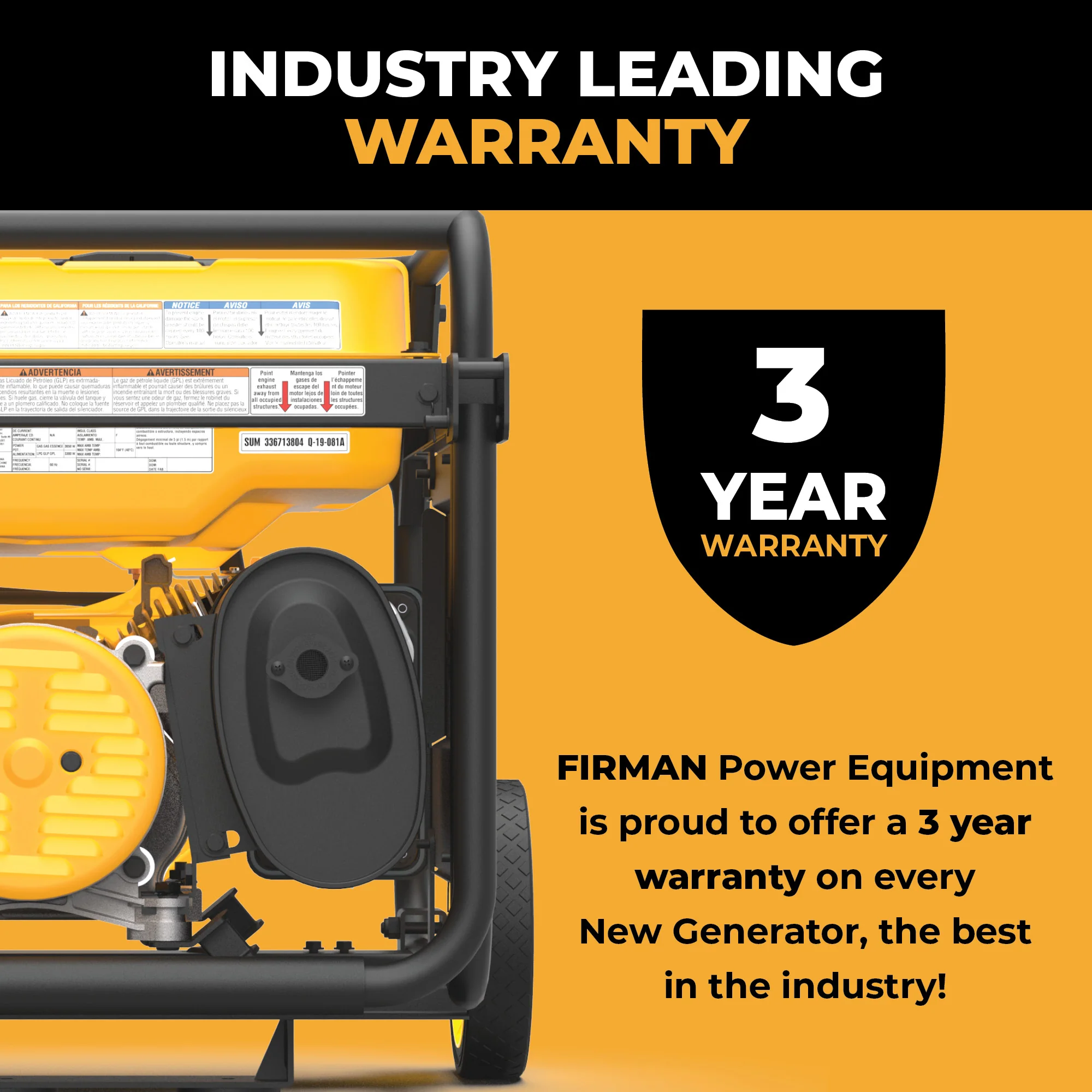 Dual Fuel Portable Generator 4550/3650W Recoil Start - Image 7