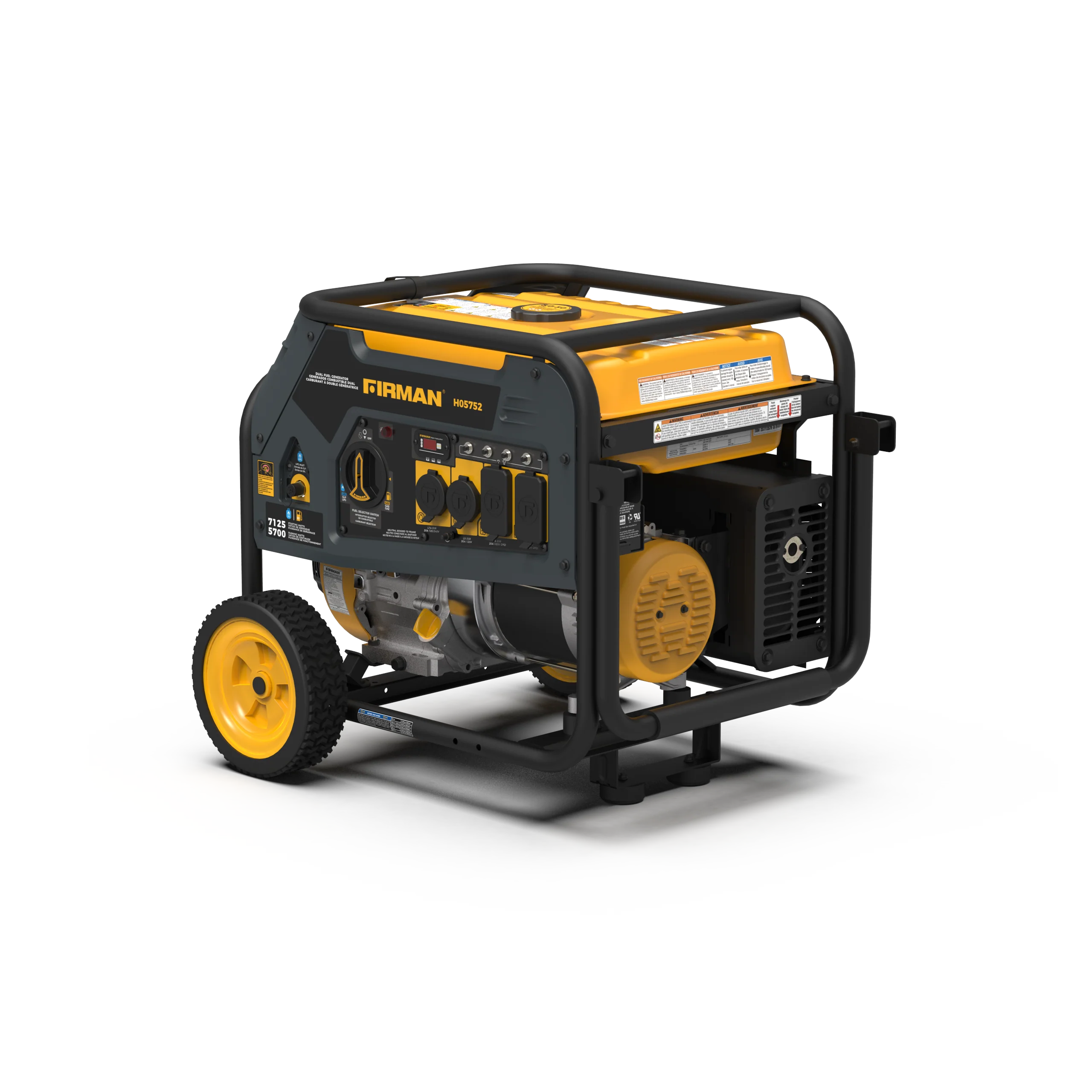 Dual Fuel 5700W Portable Generator Recoil Start 120/240V - Image 10
