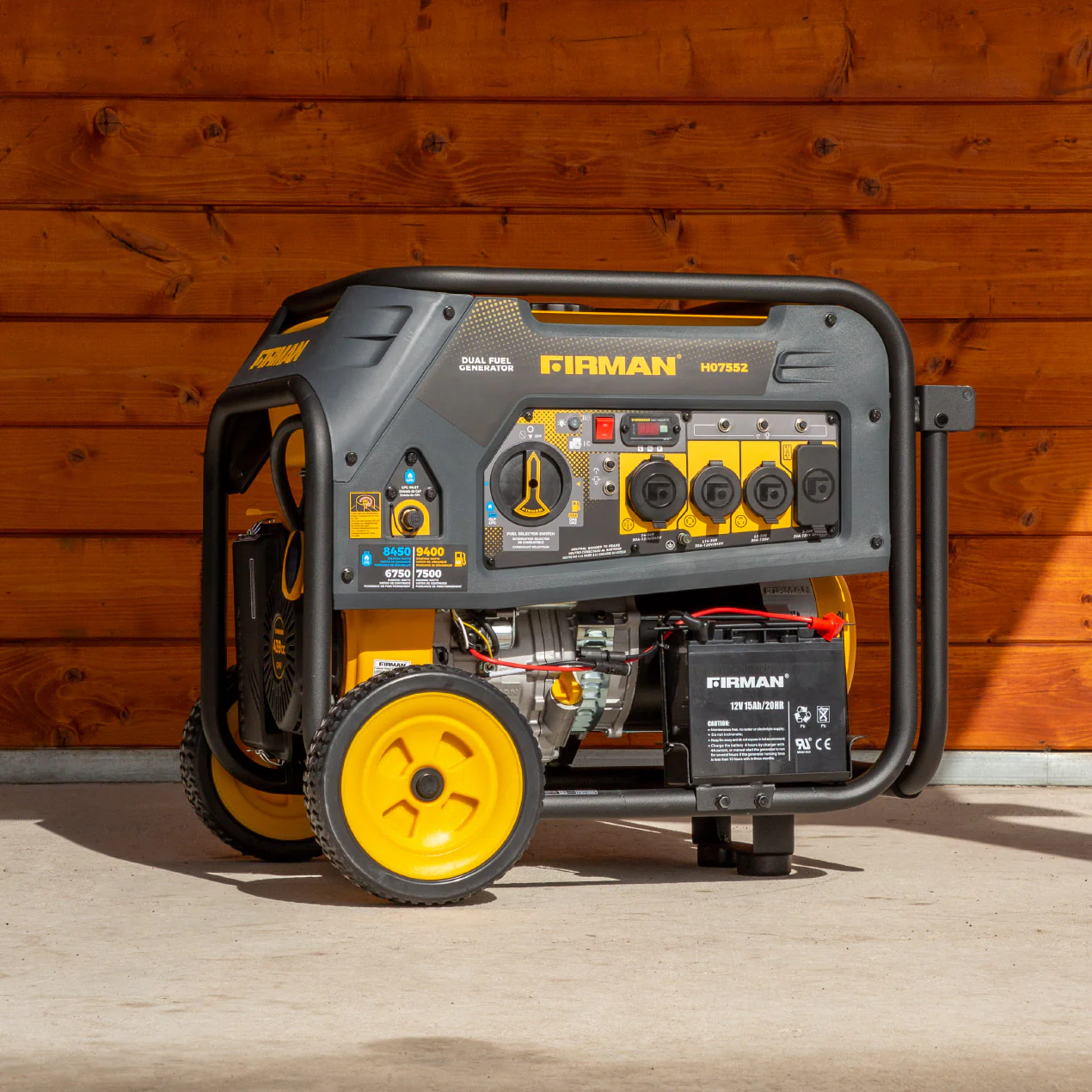 Dual Fuel Portable Generator 7500W Electric Start 120/240V - Image 6
