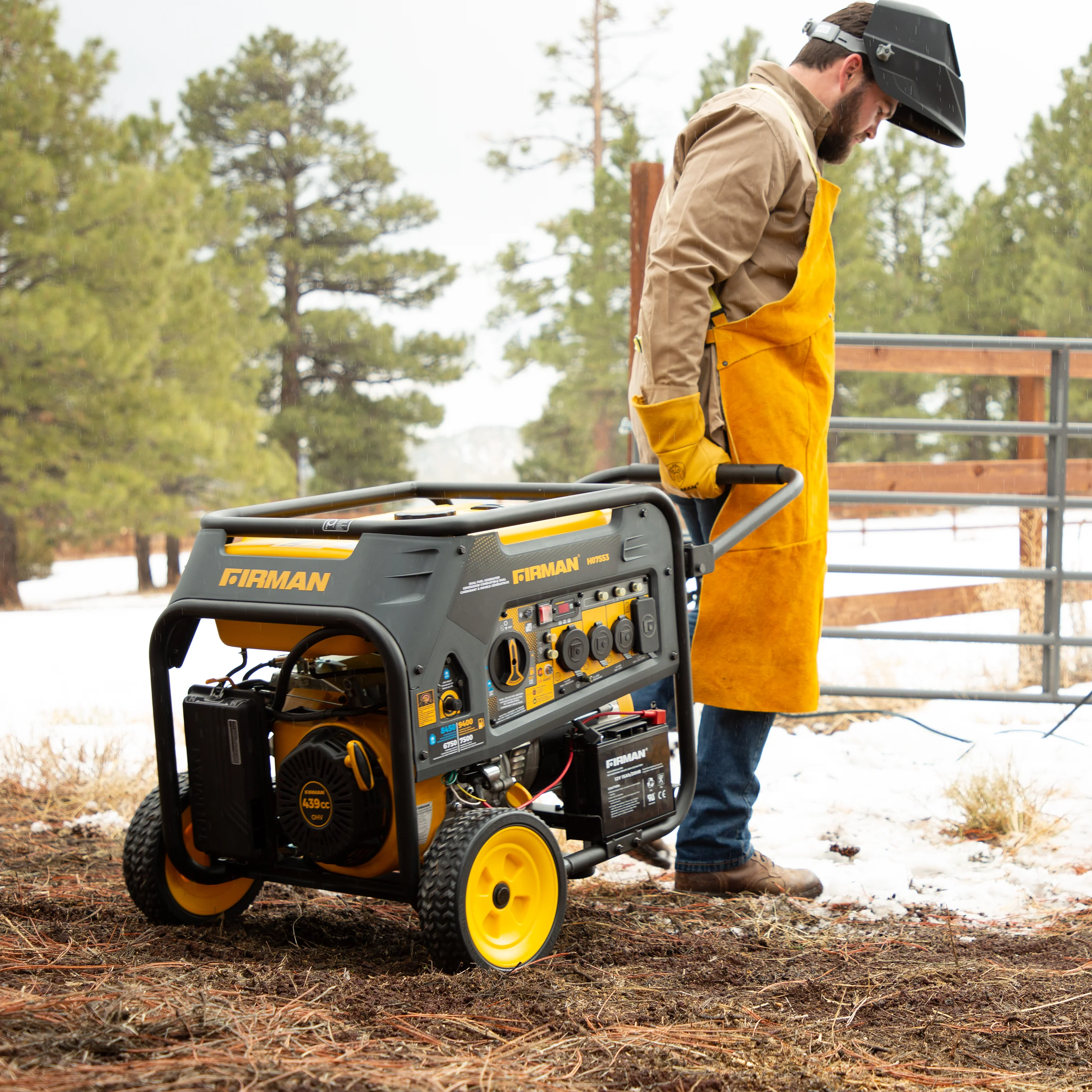 Dual Fuel Portable Generator 9400W Electric Start 120/240V with CO Alert - Image 14