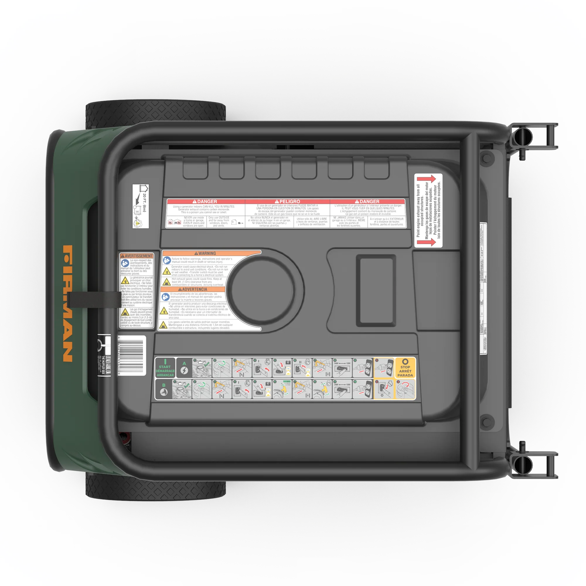 LPG Portable Generator 4100W Electric Start - Image 11