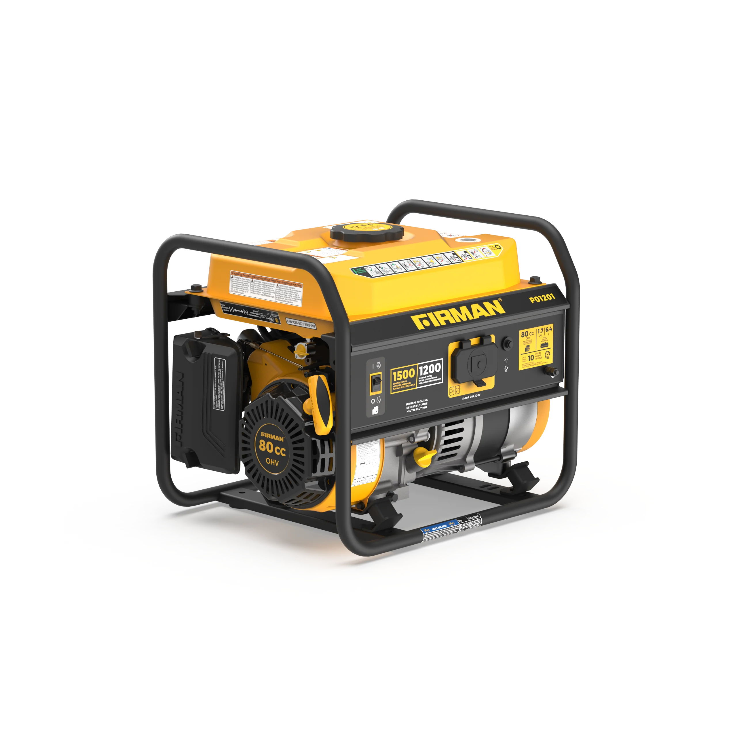 Gas Portable Generator 1500W Recoil Start - Image 11