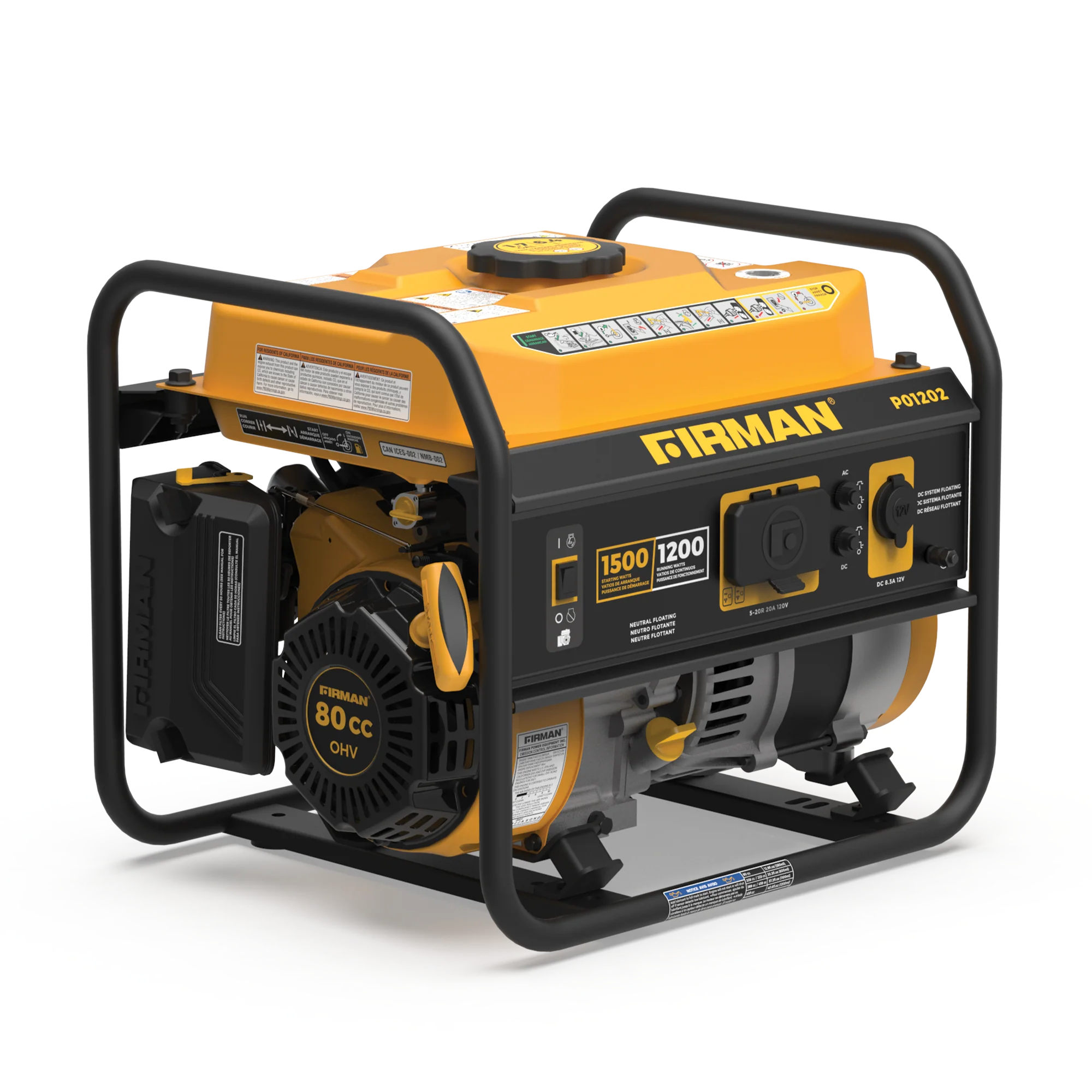 Gas Portable Generator 1500W Recoil Start - Image 12