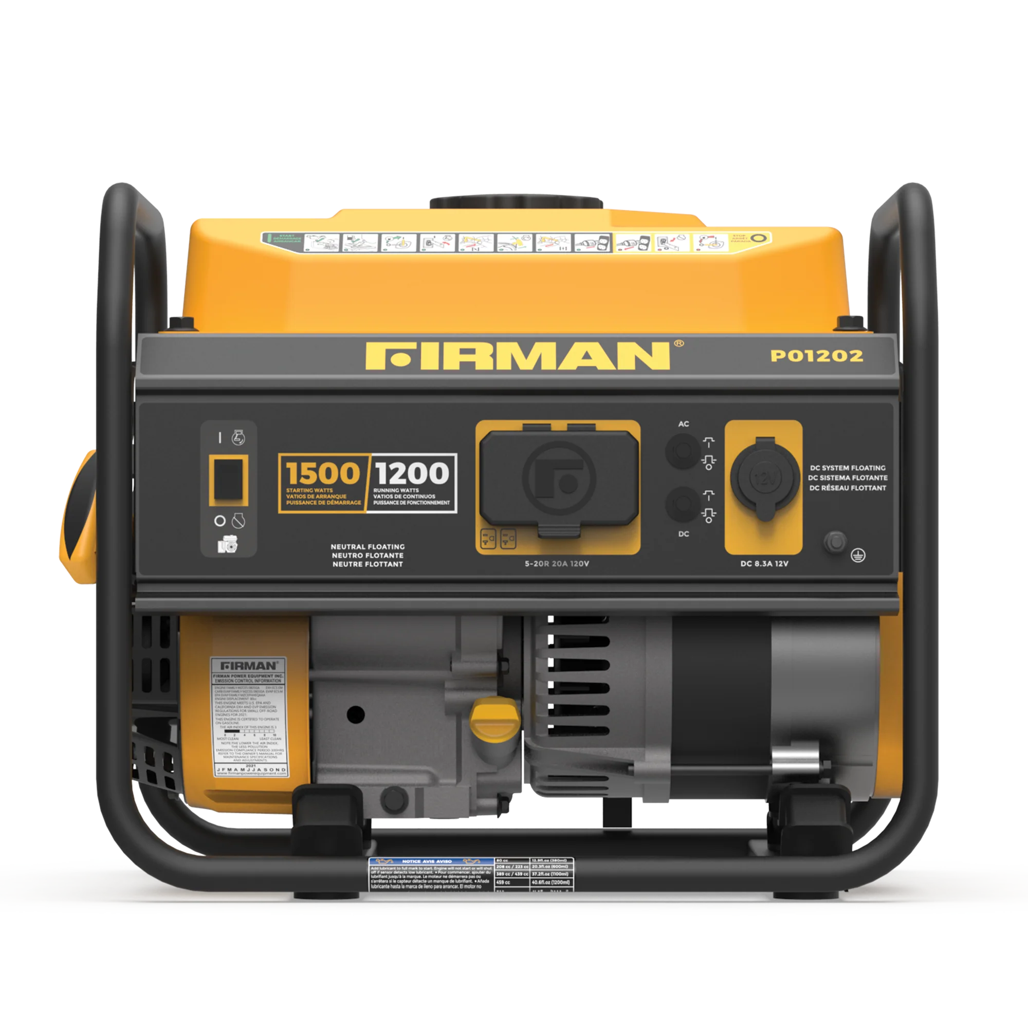 Gas Portable Generator 1500W Recoil Start - Image 5