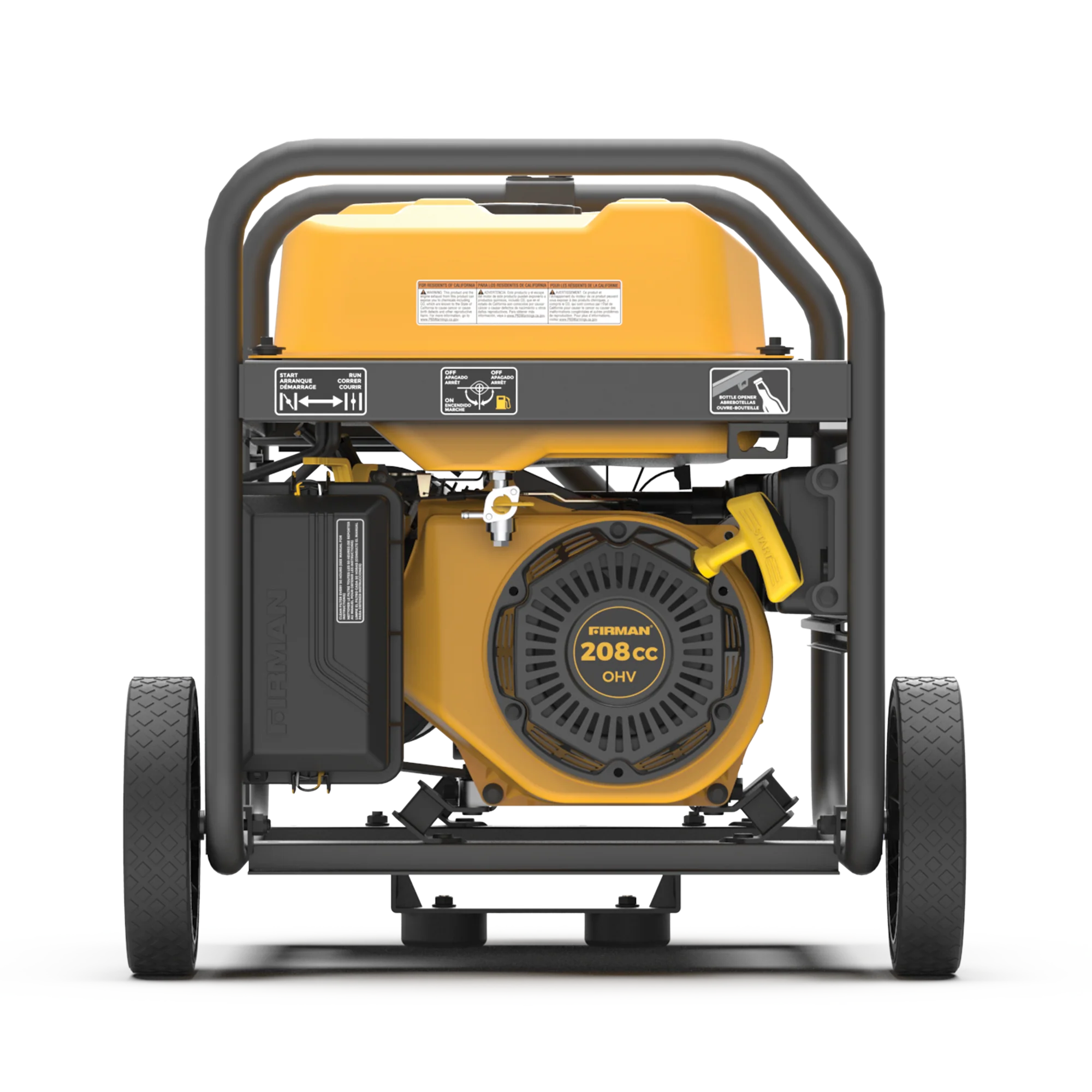 Gas Portable Generator 4550W Recoil Start 120V - Image 4