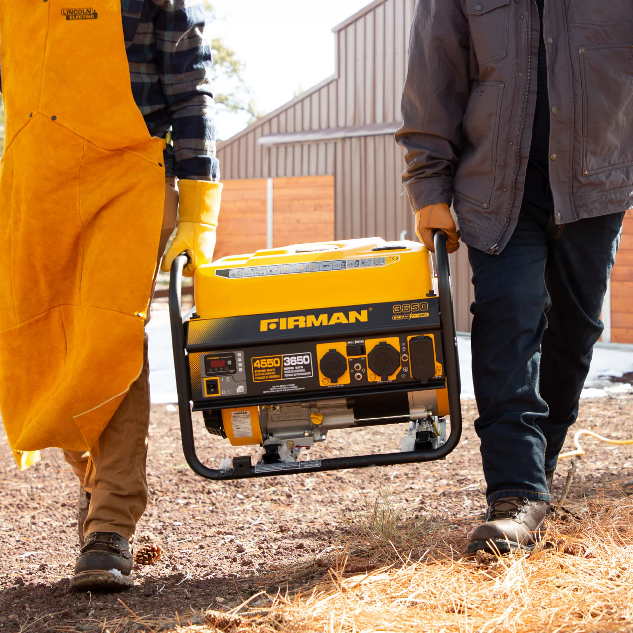 Gas Portable Generator 4550W Recoil Start 120/240V - Image 4