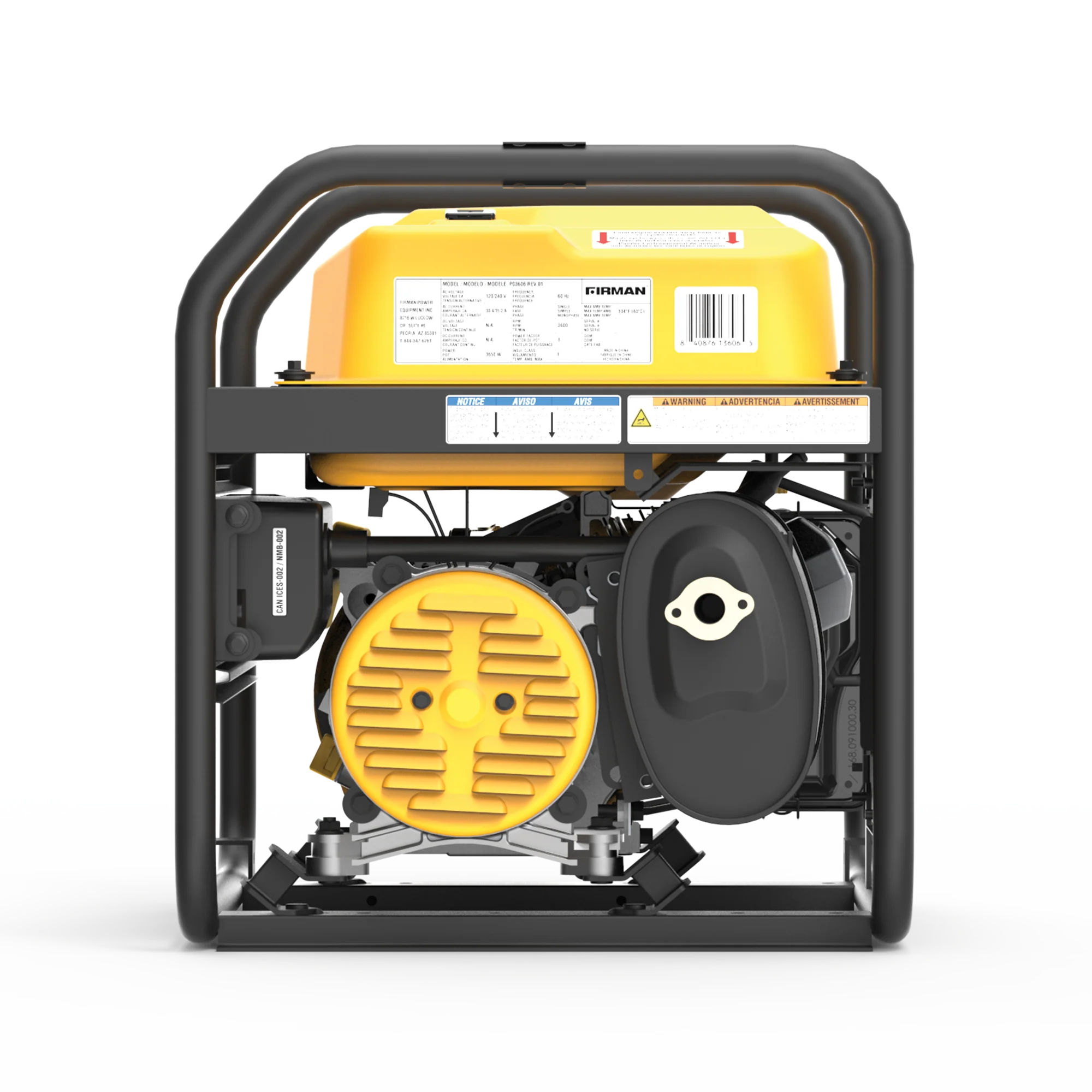 Gas Portable Generator 4550W Recoil Start 120/240V - Image 7