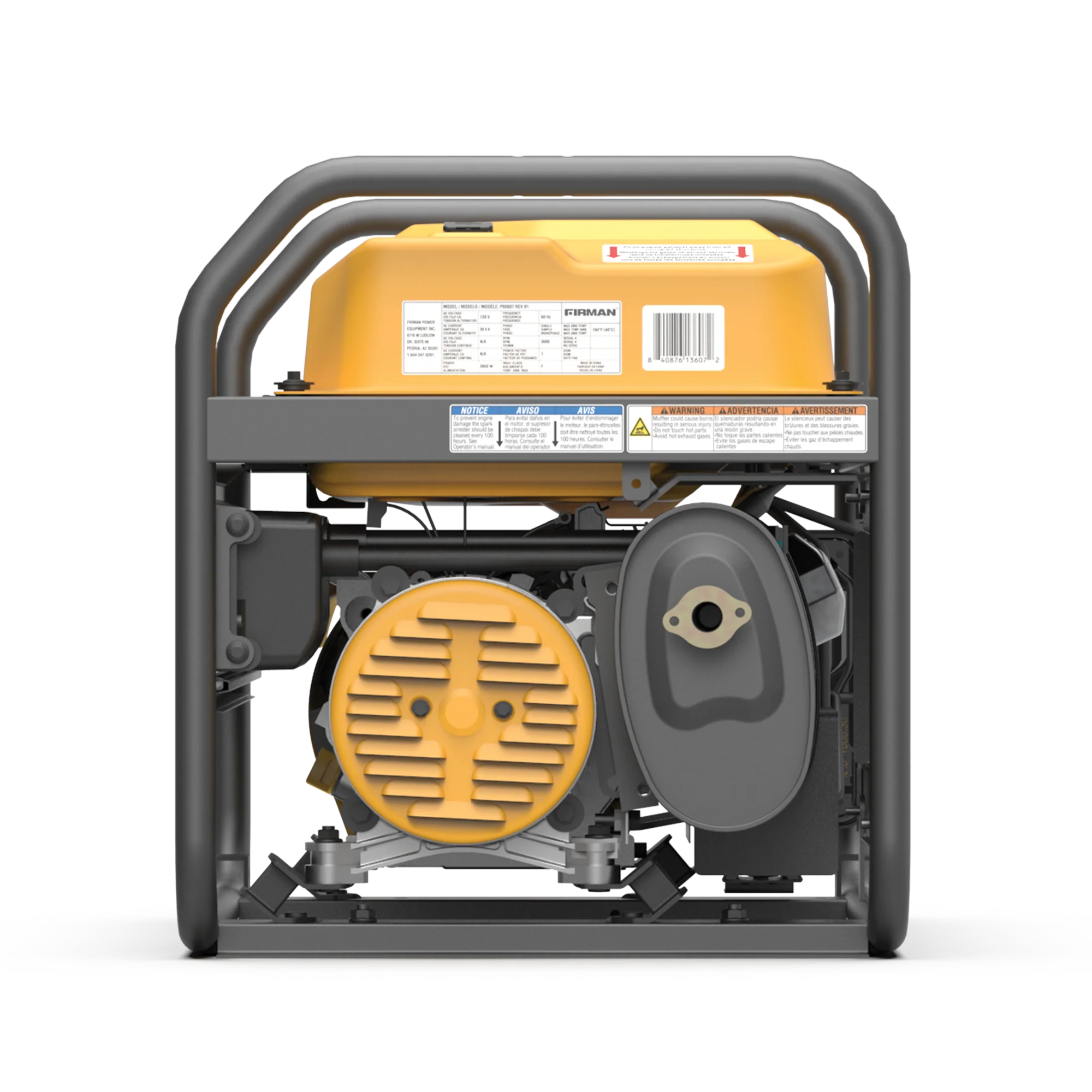 Gas Portable Generator 4550W Recoil Start - Image 10
