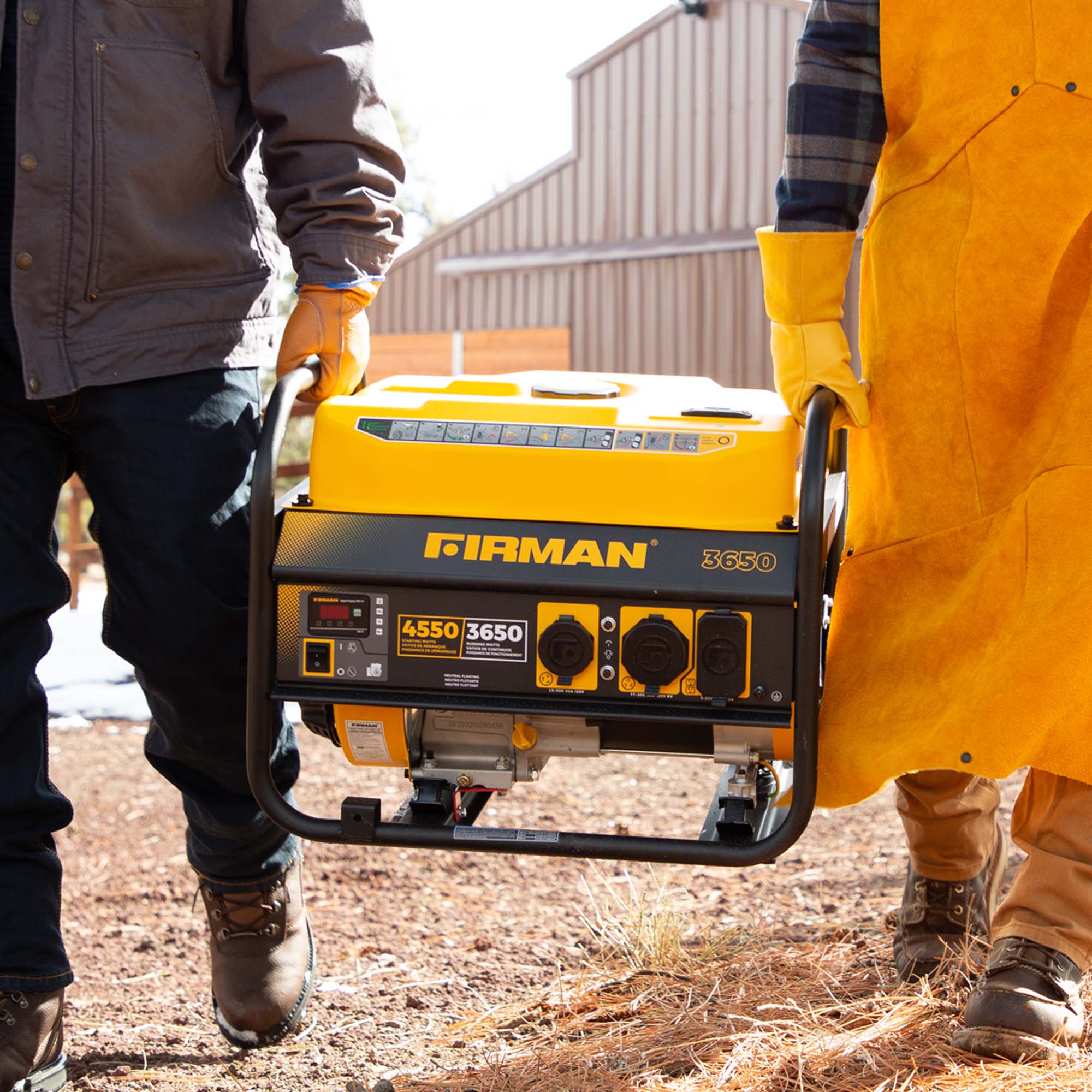 Gas Portable Generator 4550W Recoil Start - Image 5