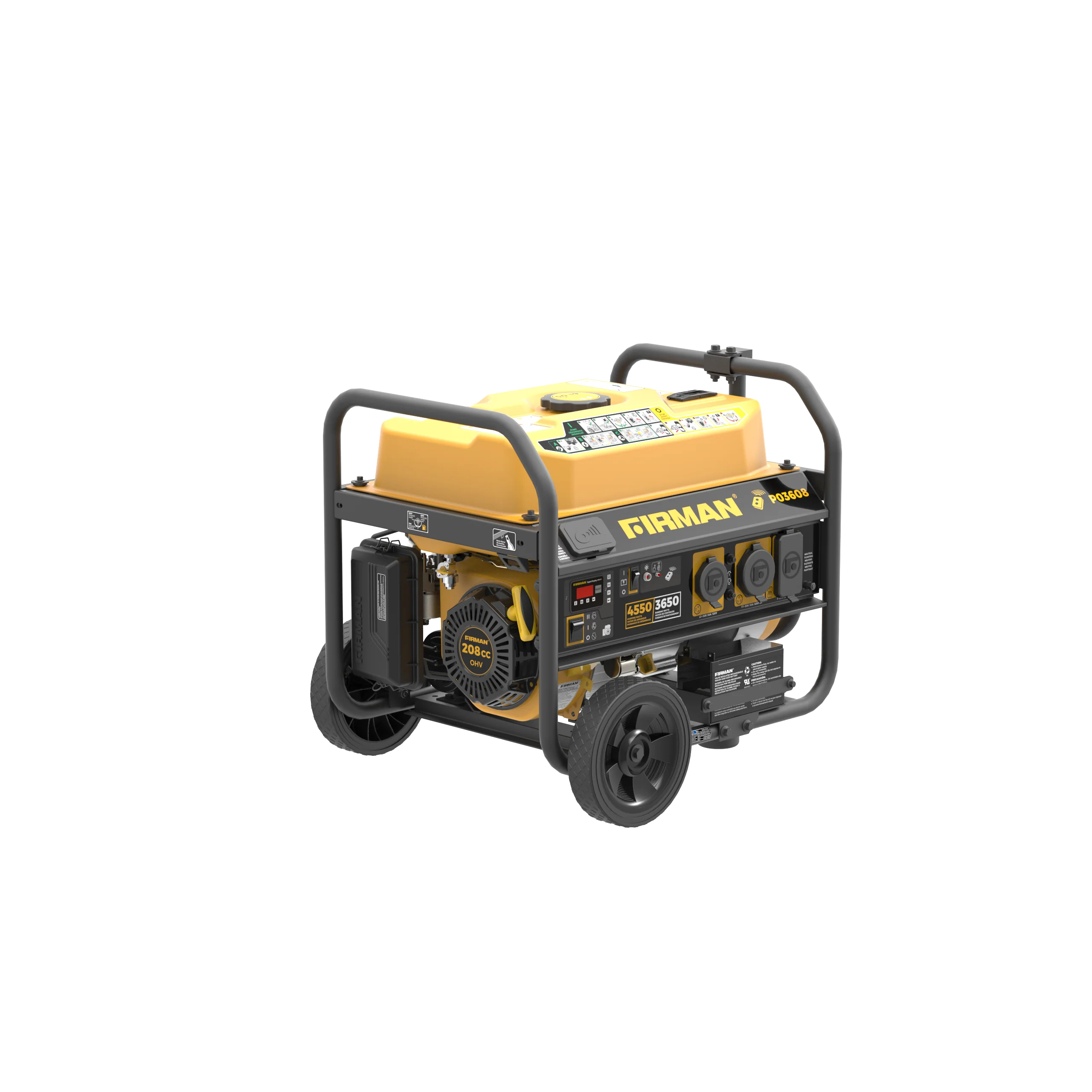 Gas Portable Generator 4550W Remote Start 120V - Image 13