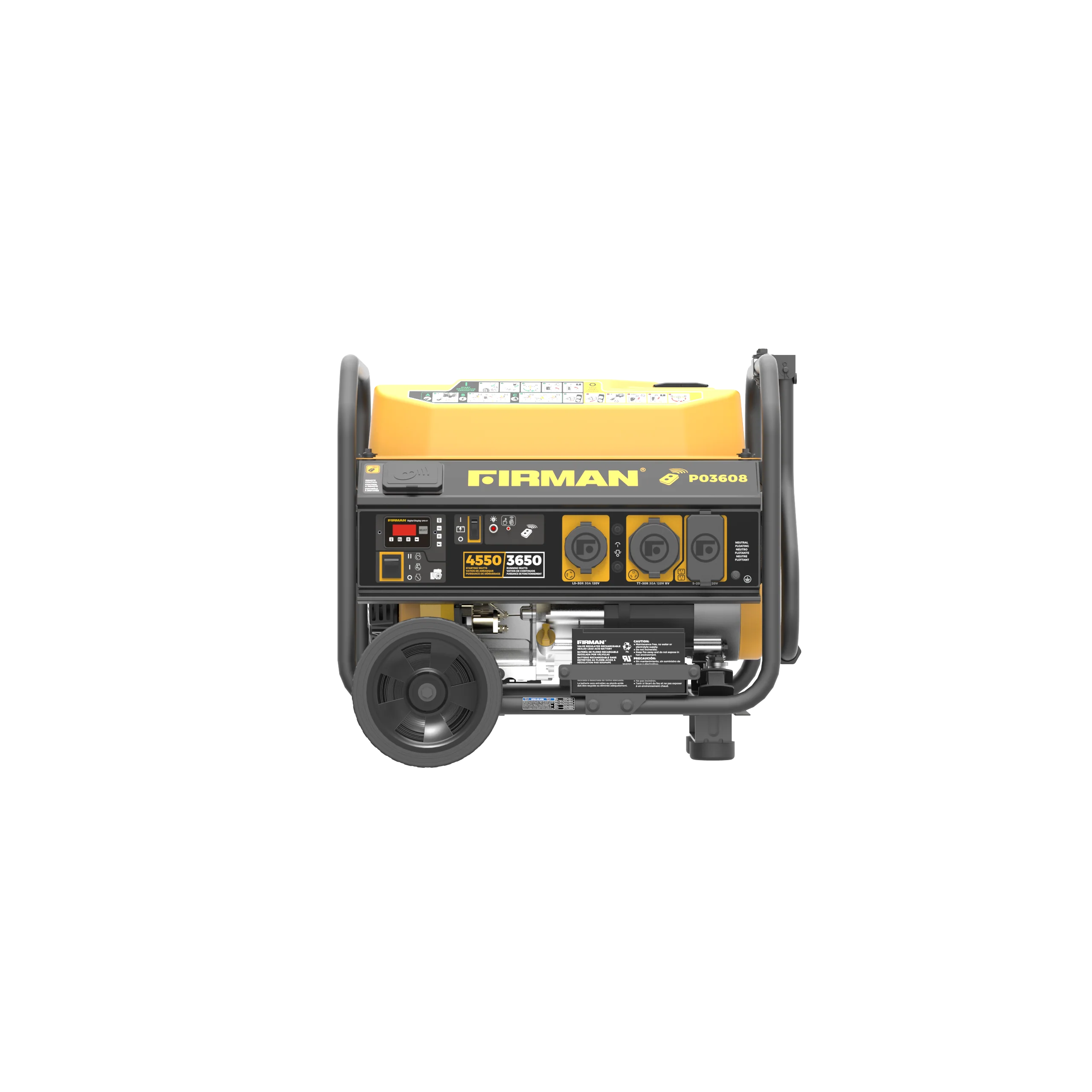 Gas Portable Generator 4550W Remote Start 120V - Image 6