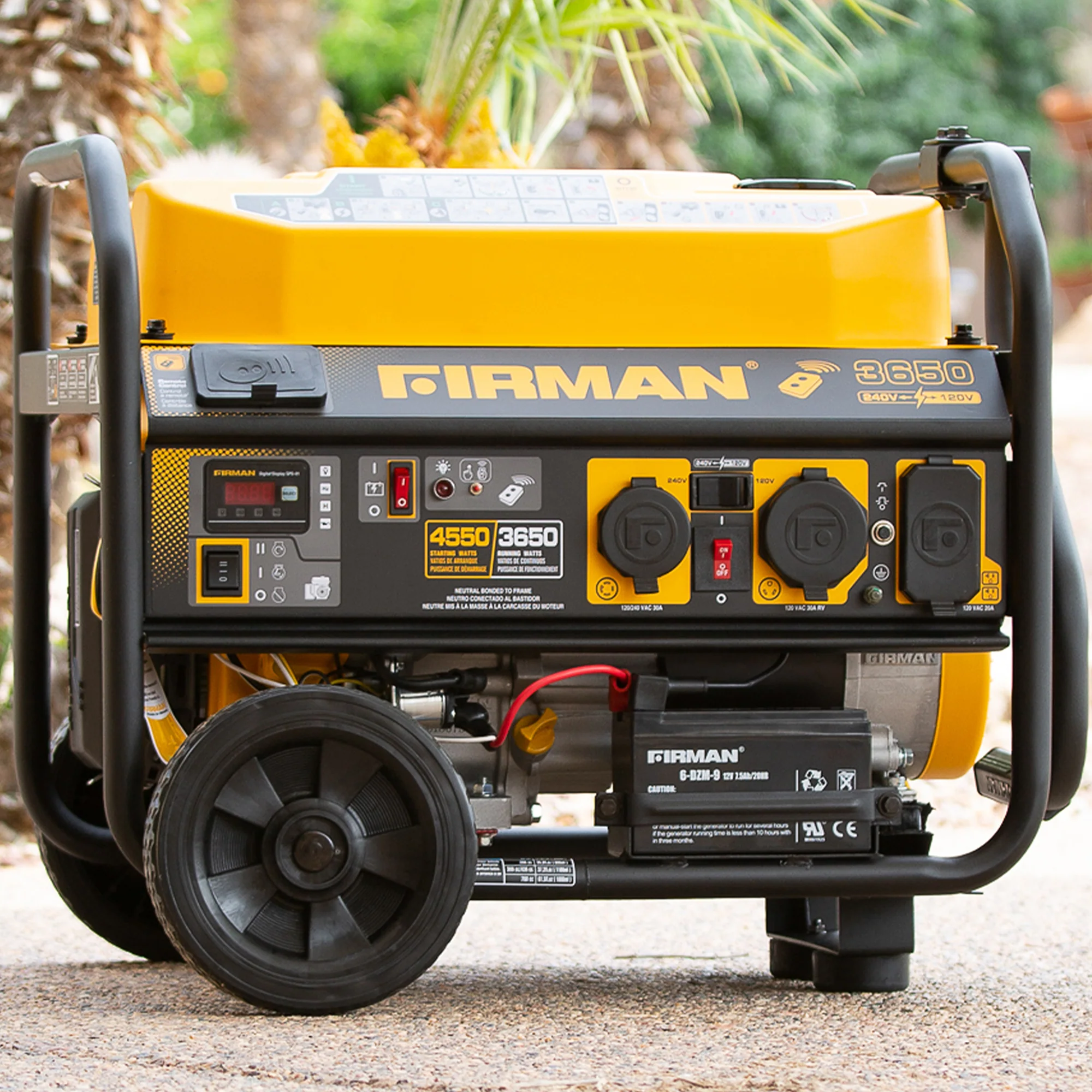 Gas Portable Generator 4550W Remote Start 120/240V - Image 11