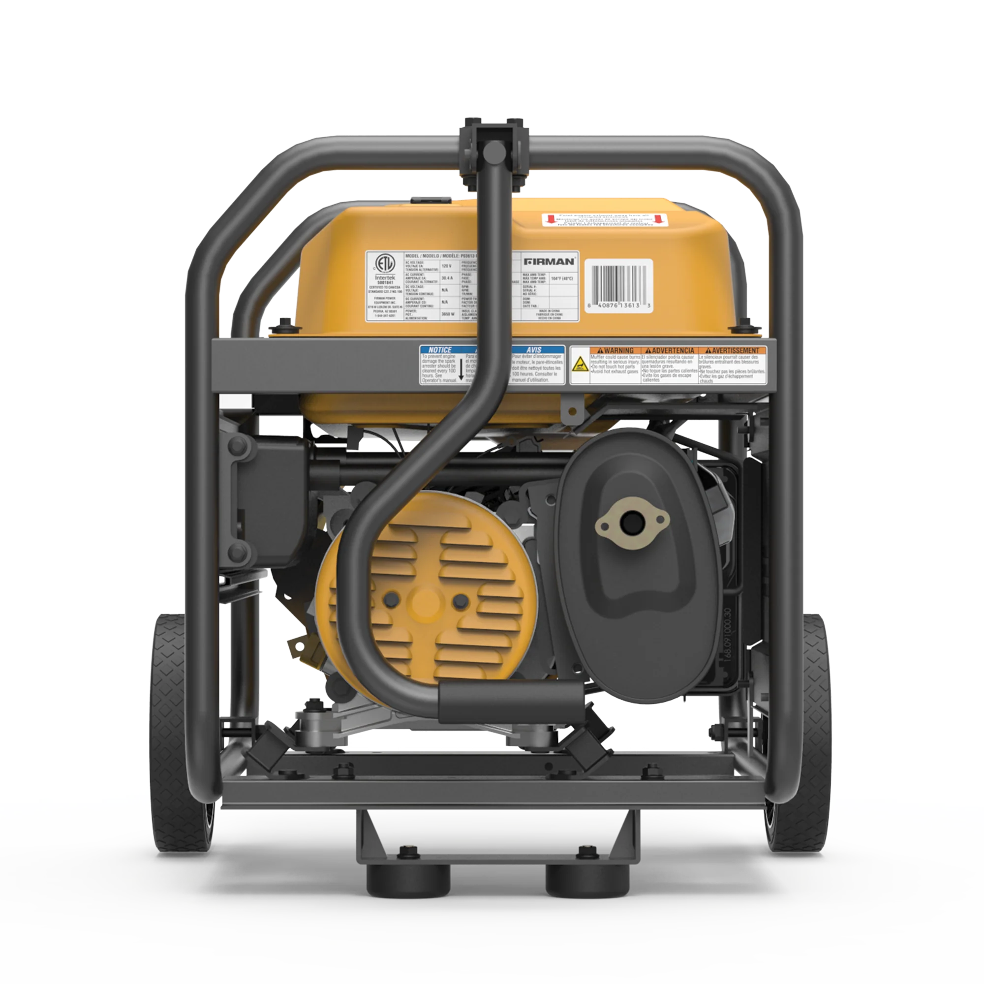 Gas Portable Generator 4550W Recoil Start 120V with CO Alert - Image 10