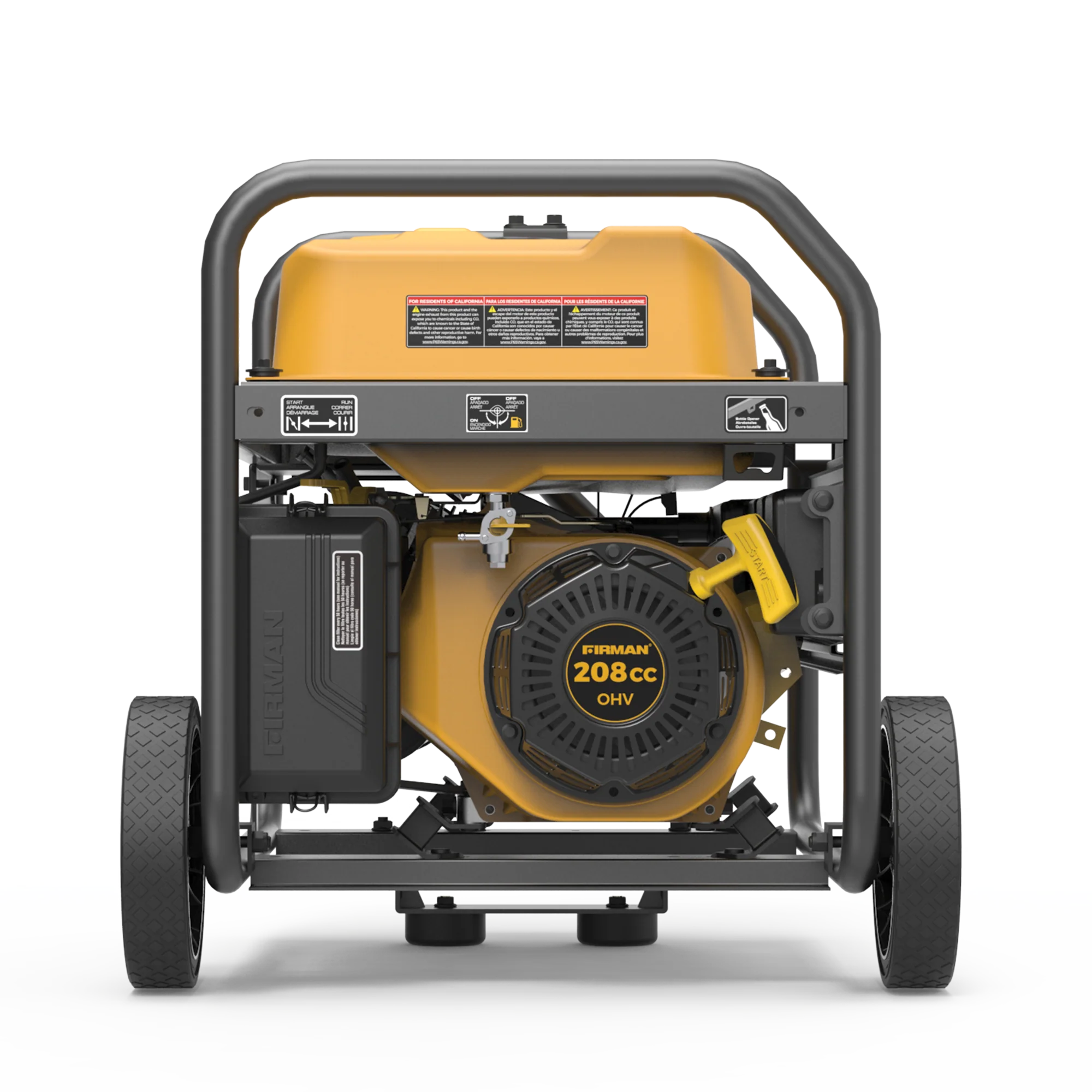 Gas Portable Generator 4550W Recoil Start 120V with CO Alert - Image 12