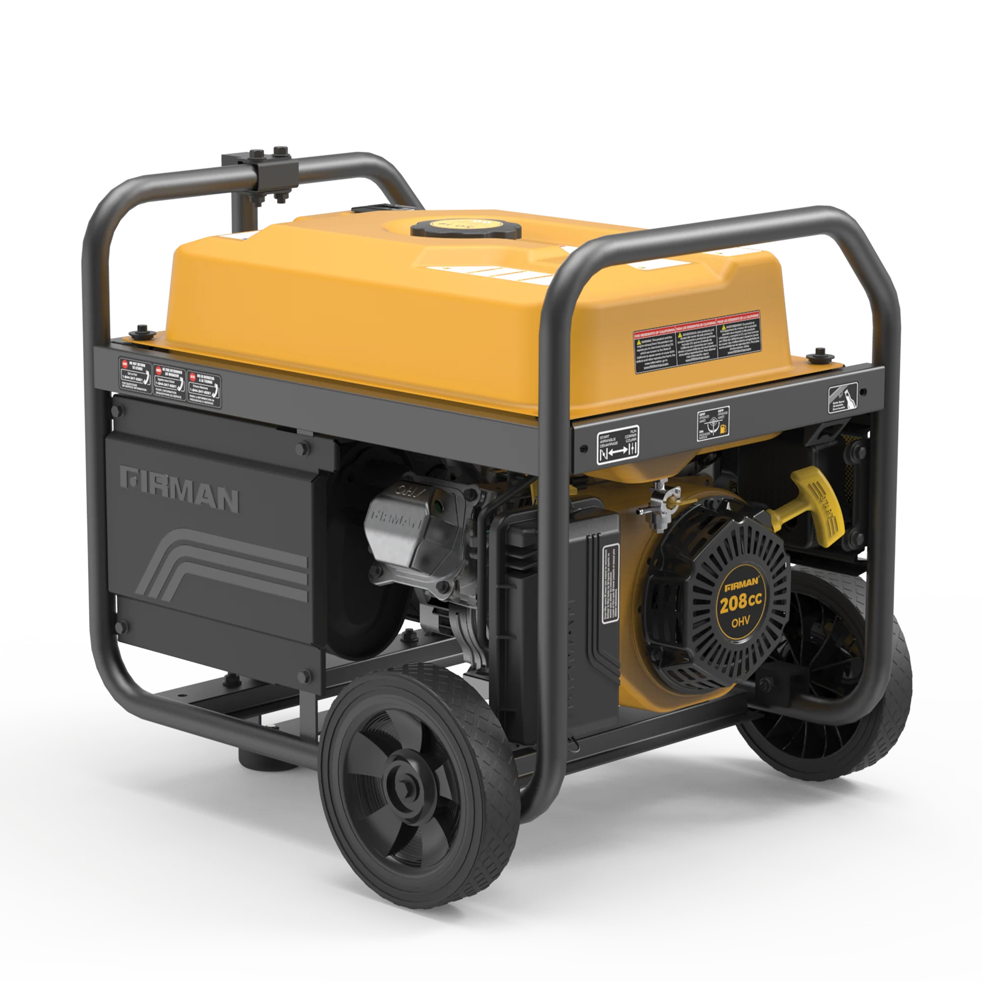Gas Portable Generator 4550W Recoil Start 120V with CO Alert - Image 16