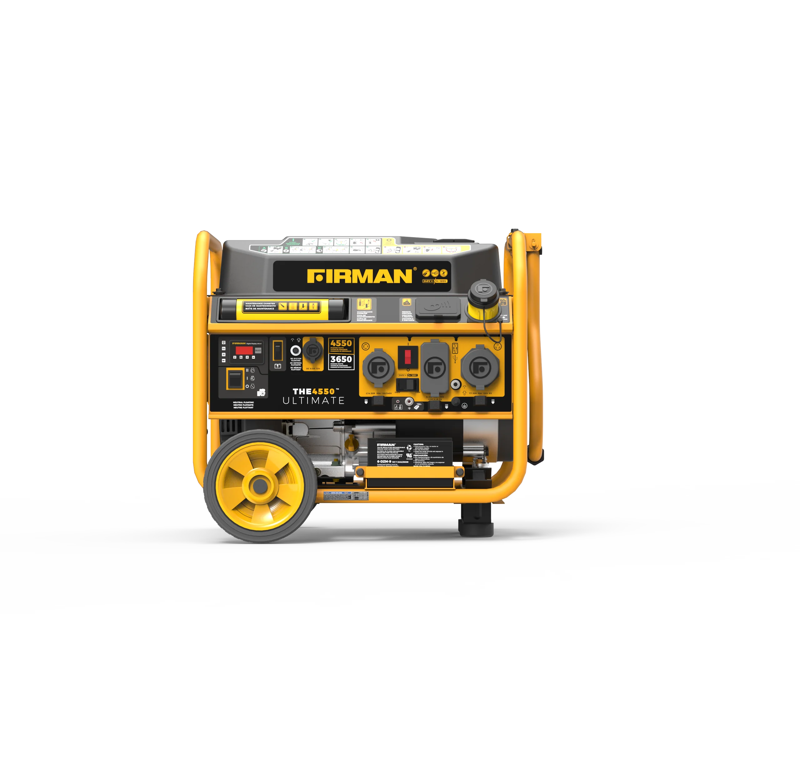 Gas Portable Generator 4550W Remote Start 120/240V - Image 3