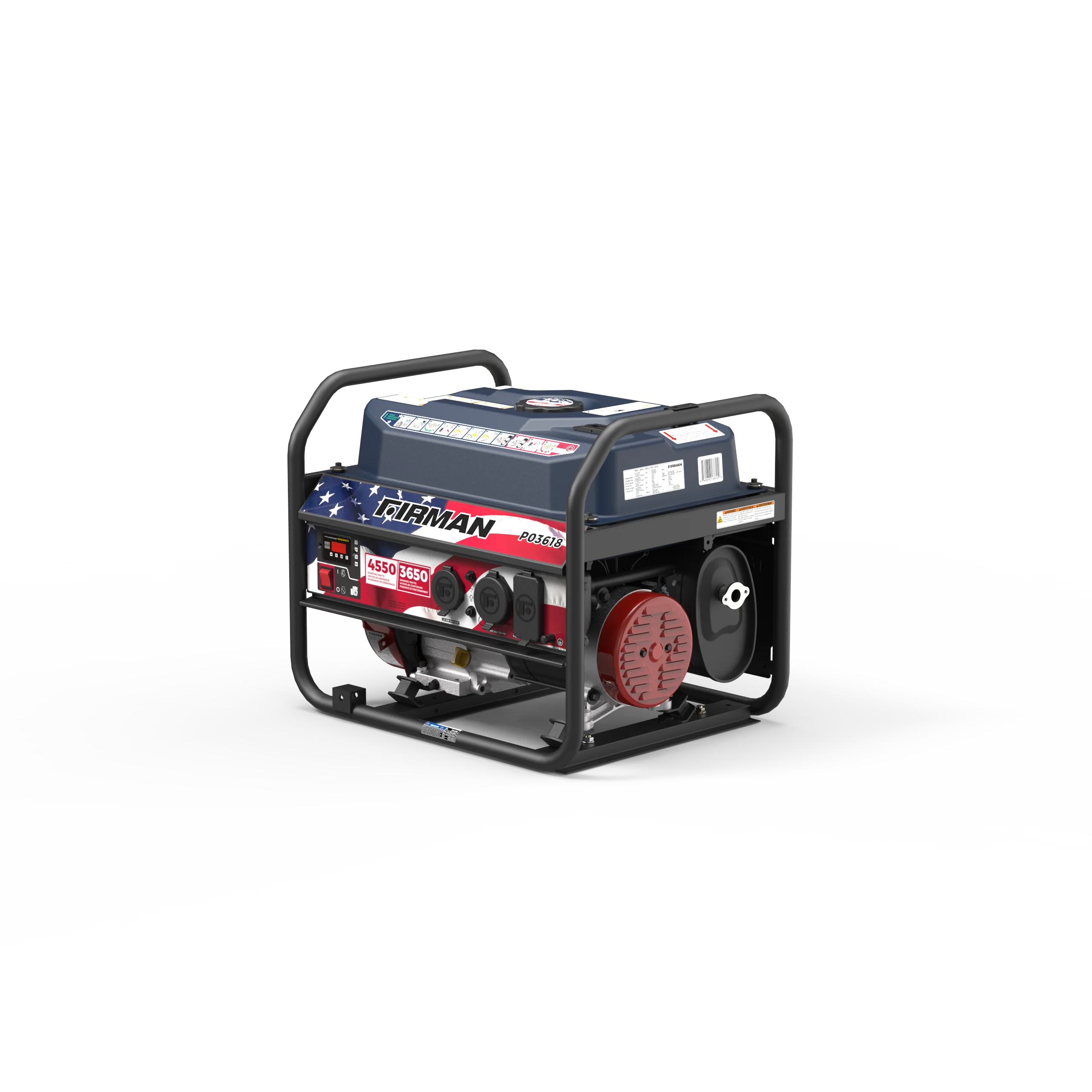 Gas Portable Generator 4550W Recoil Start 120V - Image 10