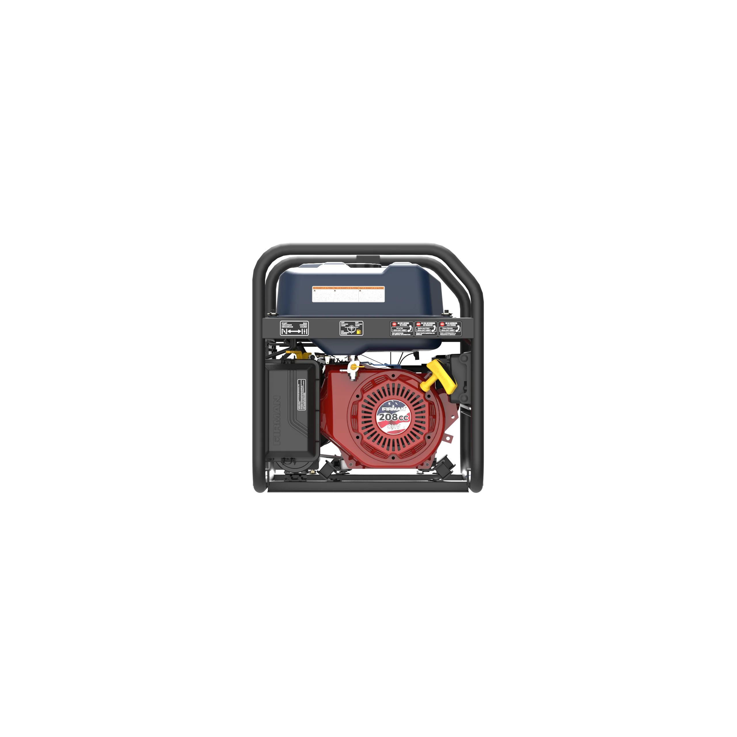 Gas Portable Generator 4550W Recoil Start 120V - Image 7
