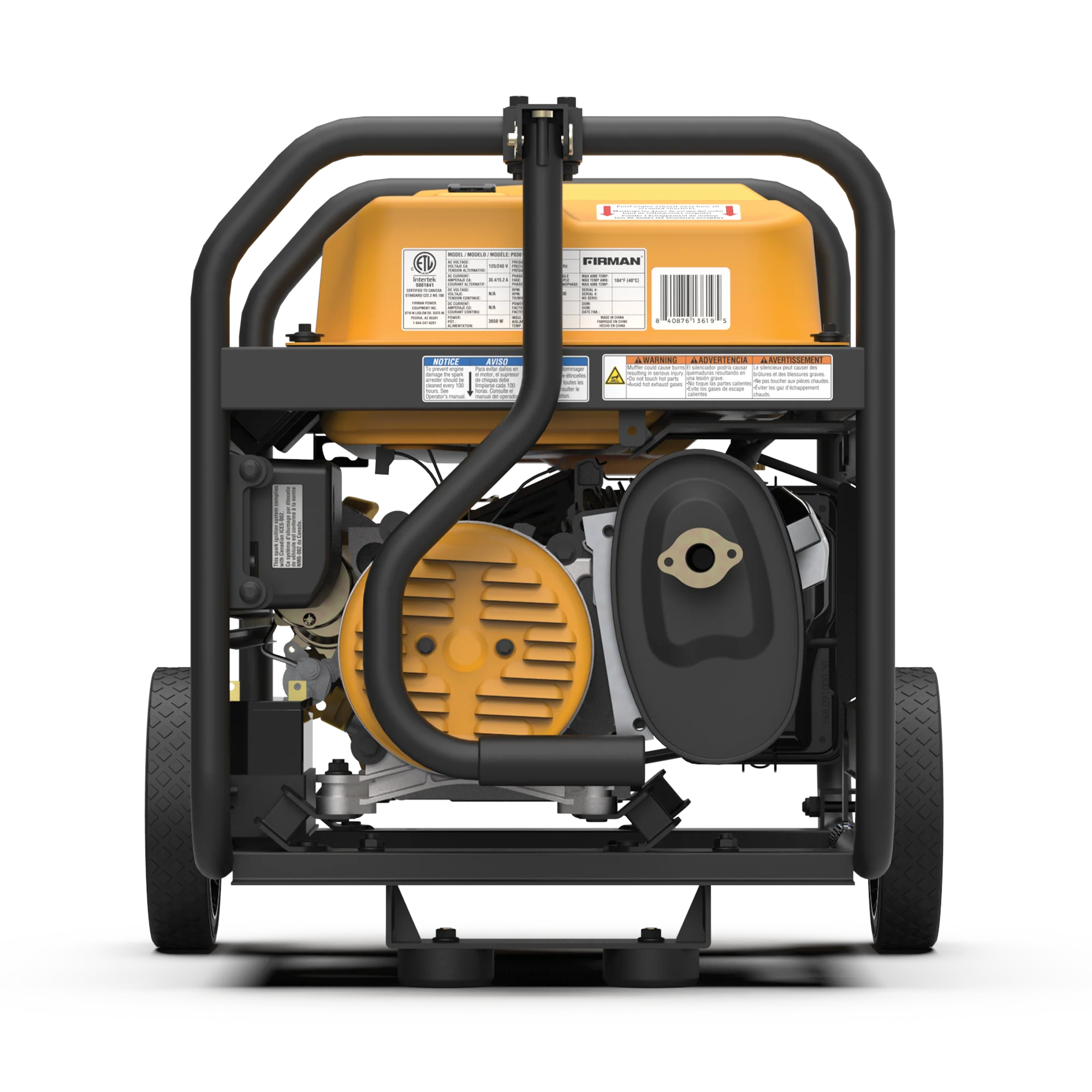Gas Portable Generator 4550W Remote Start 120/240V - Image 7