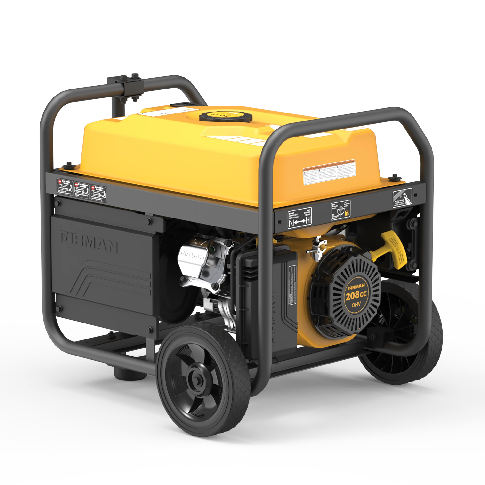 Gas Portable Generator 4550W Recoil Start 120/240V - Image 12