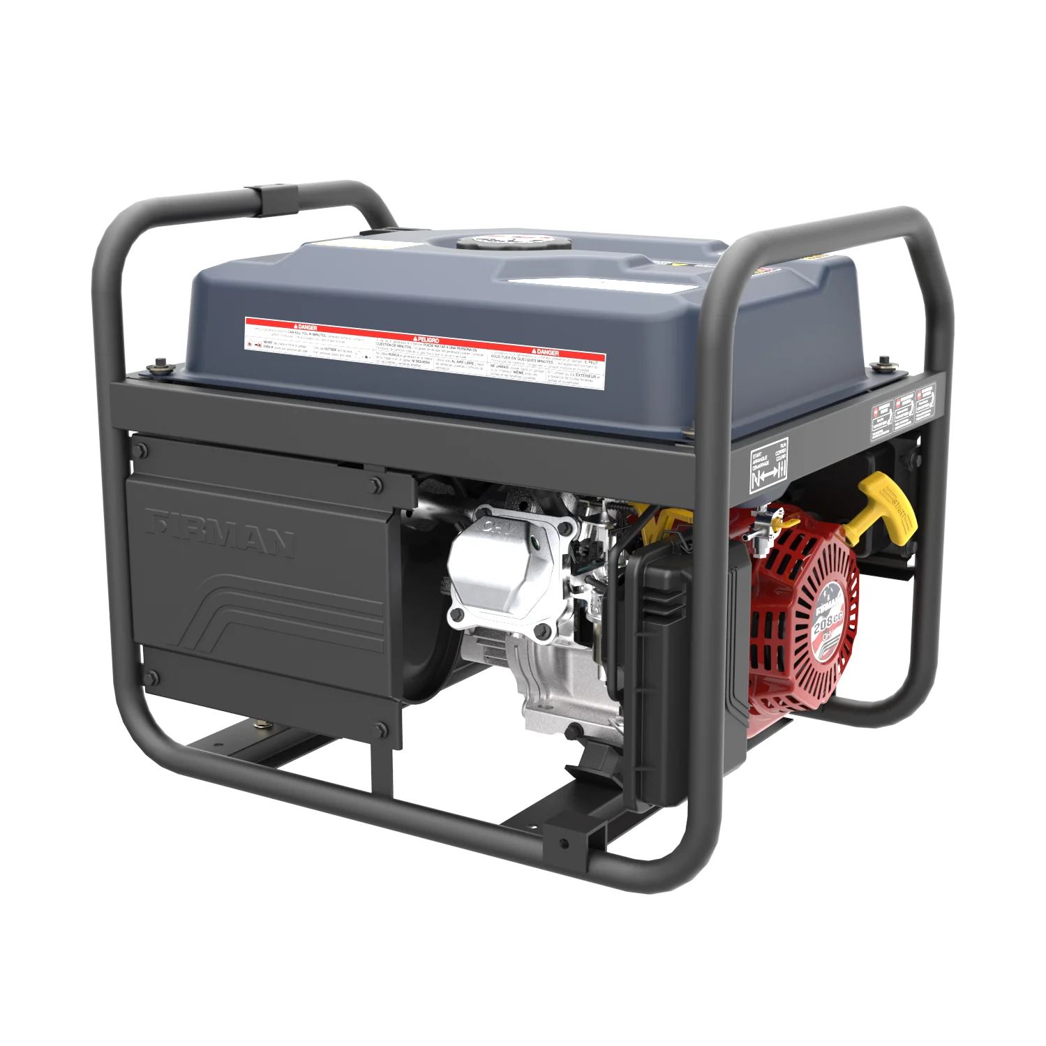 Gas Portable Generator 4550W Recoil Start 120V - Image 12