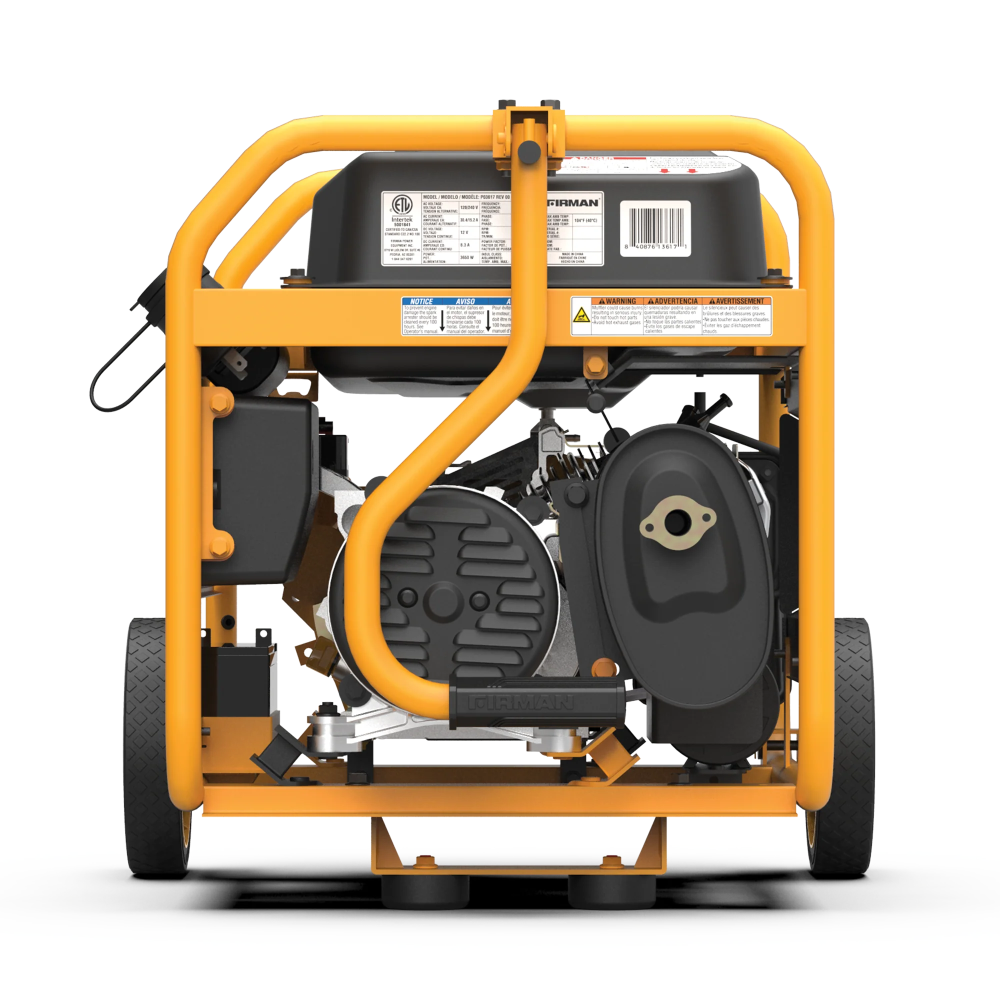 Gas Portable Generator 4550W Remote Start 120/240V with CO alert - Image 7