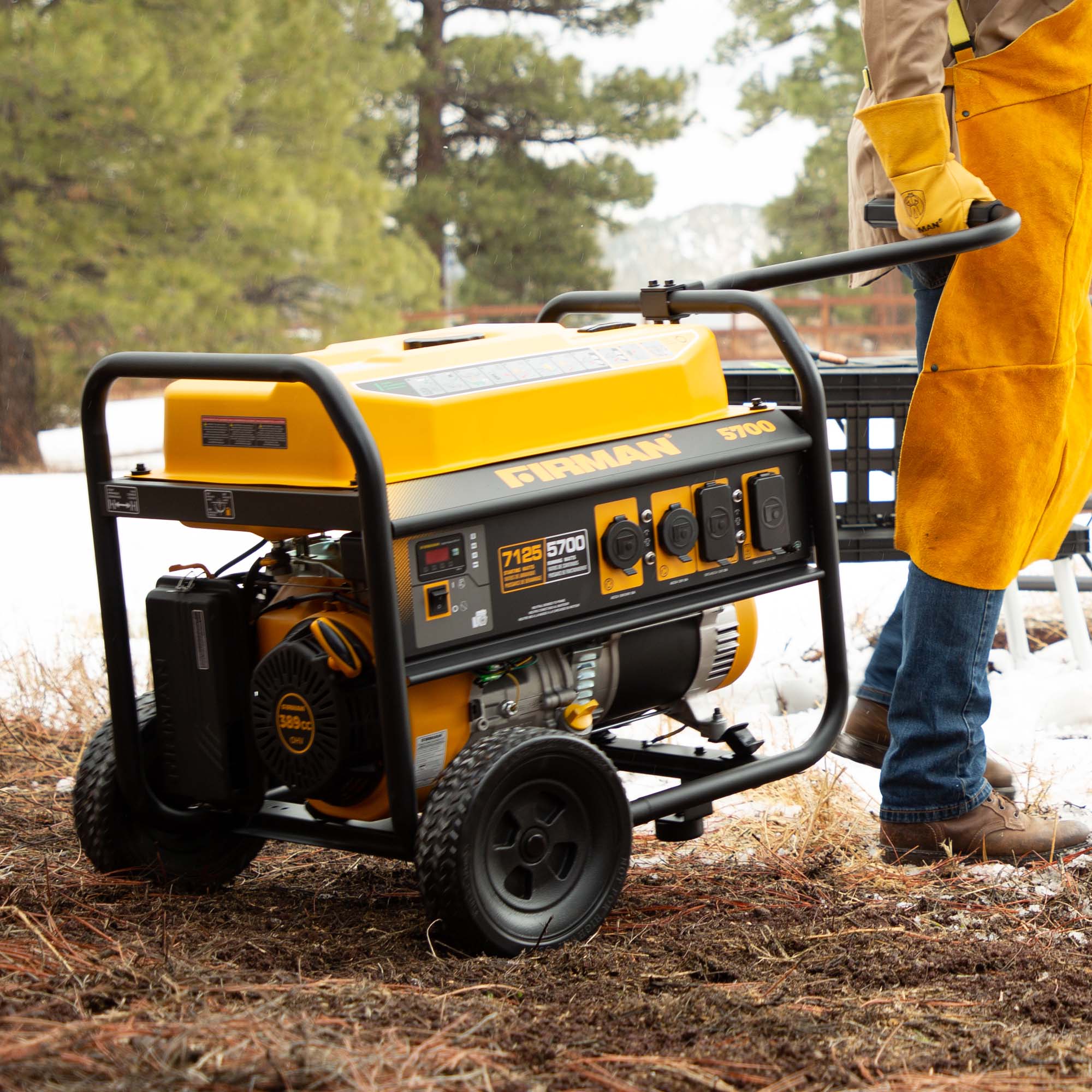 Gas Portable Generator 7125W Recoil Start 120/240V - Image 5
