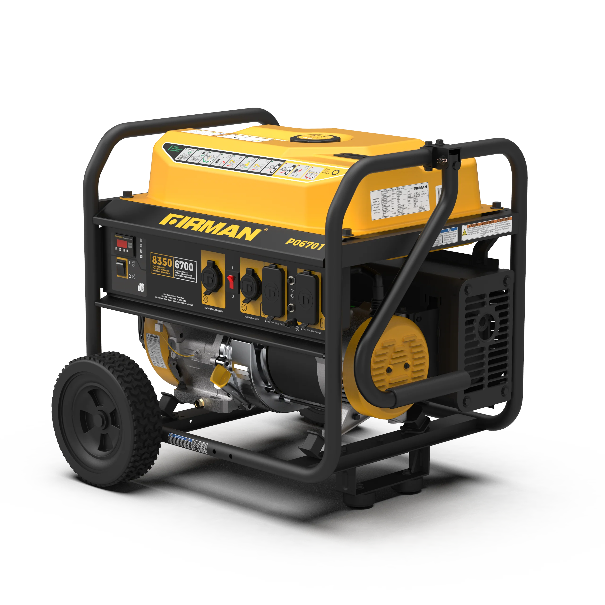 Gas Portable Generator 8350W Recoil Start 120/240V - Image 11