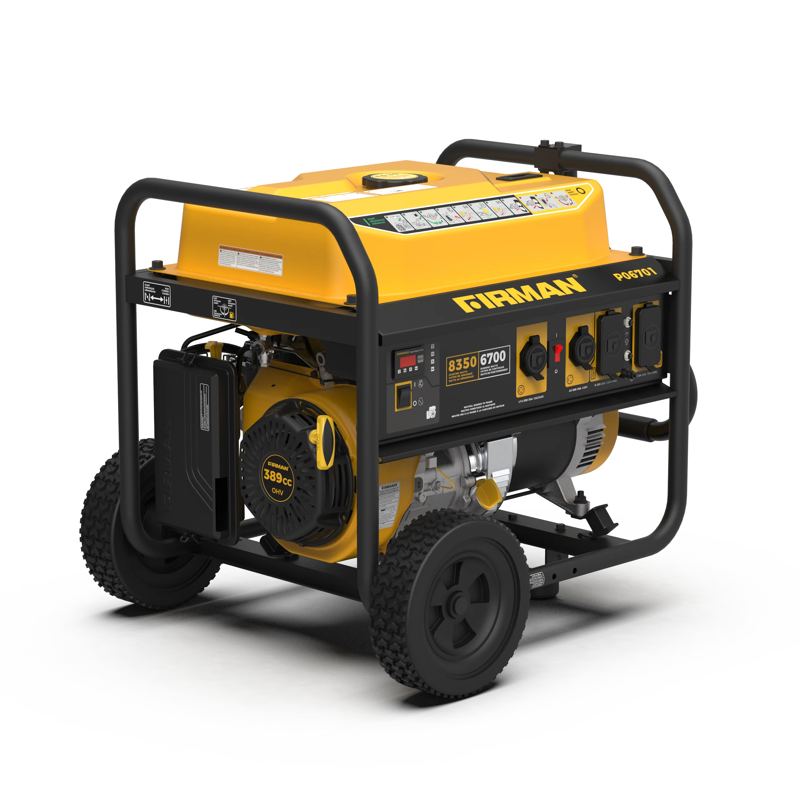 Gas Portable Generator 8350W Recoil Start 120/240V - Image 14