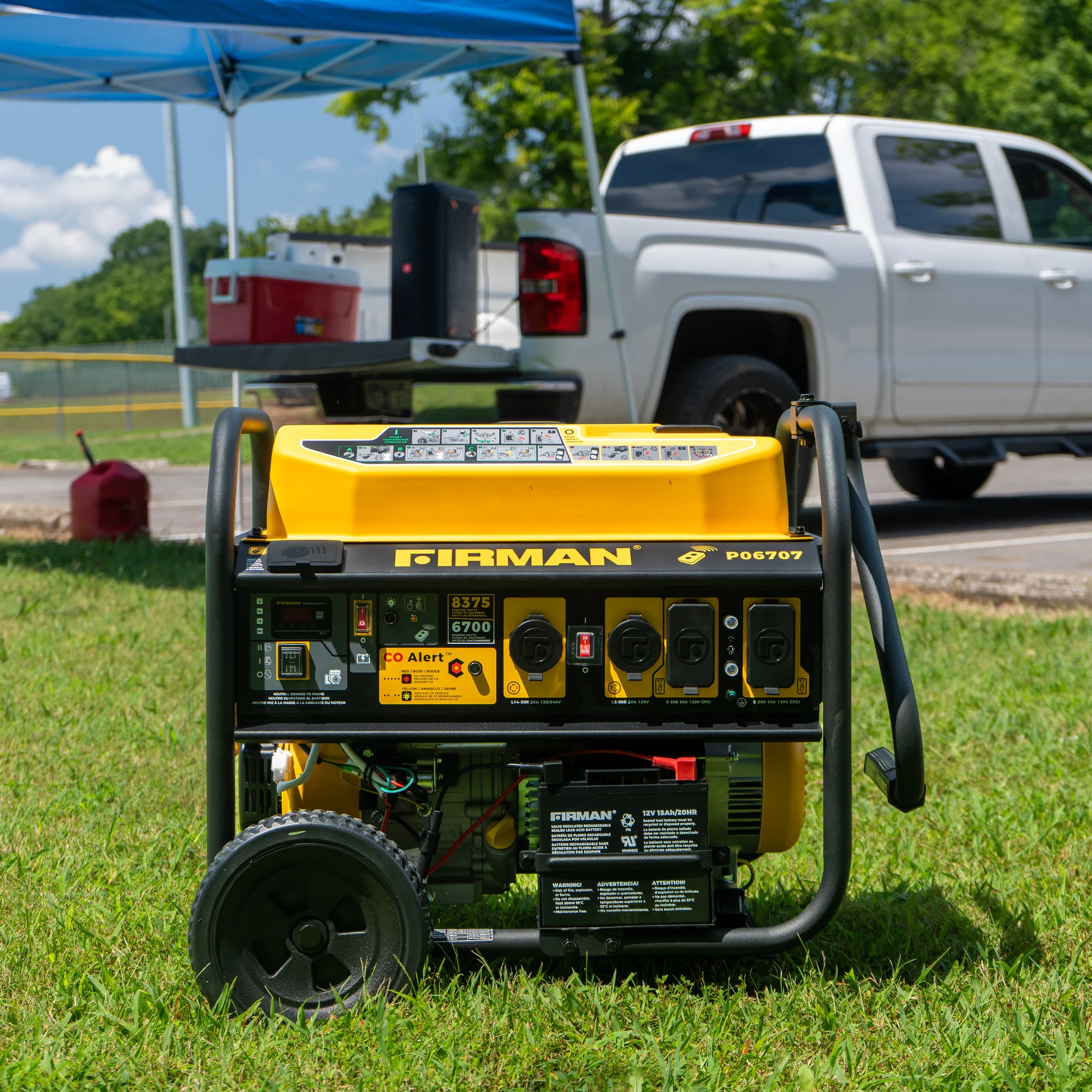 GAS PORTABLE GENERATOR 8375W REMOTE START 120/240V - Image 12