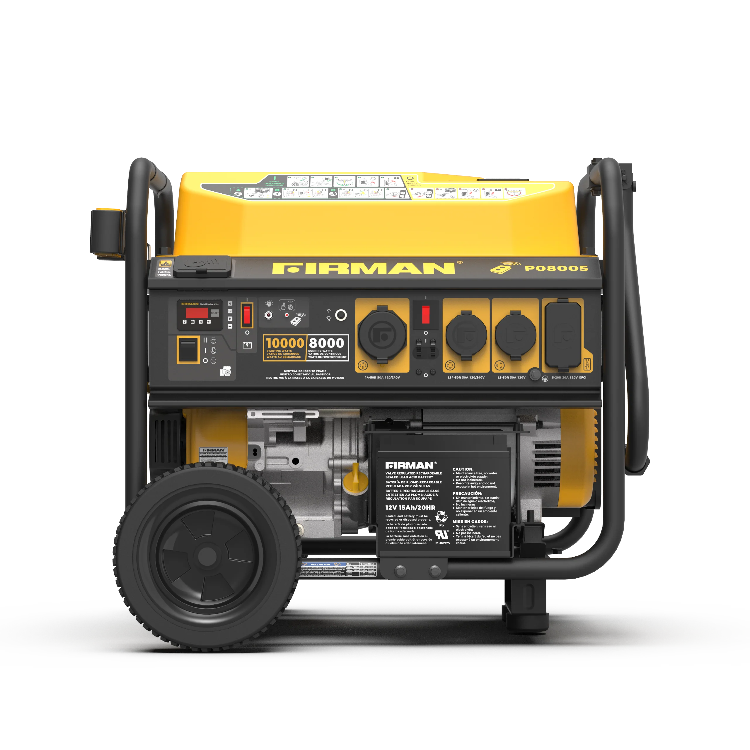 Gas Portable Generator 10000W  Remote Start 120/240V - Image 5