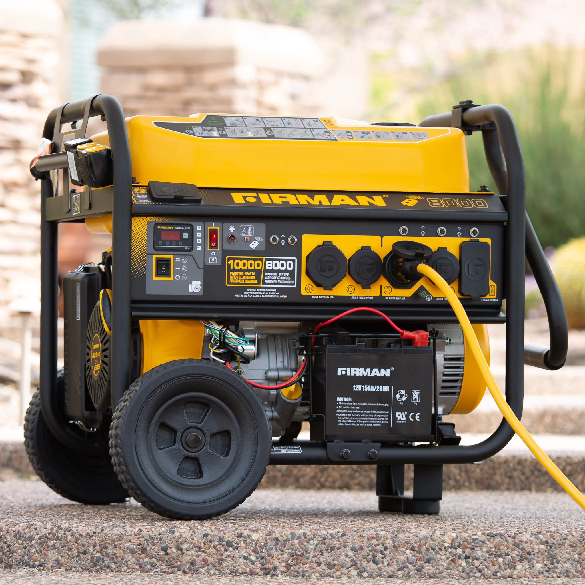Gas Portable Generator 10000W  Remote Start 120/240V - Image 9