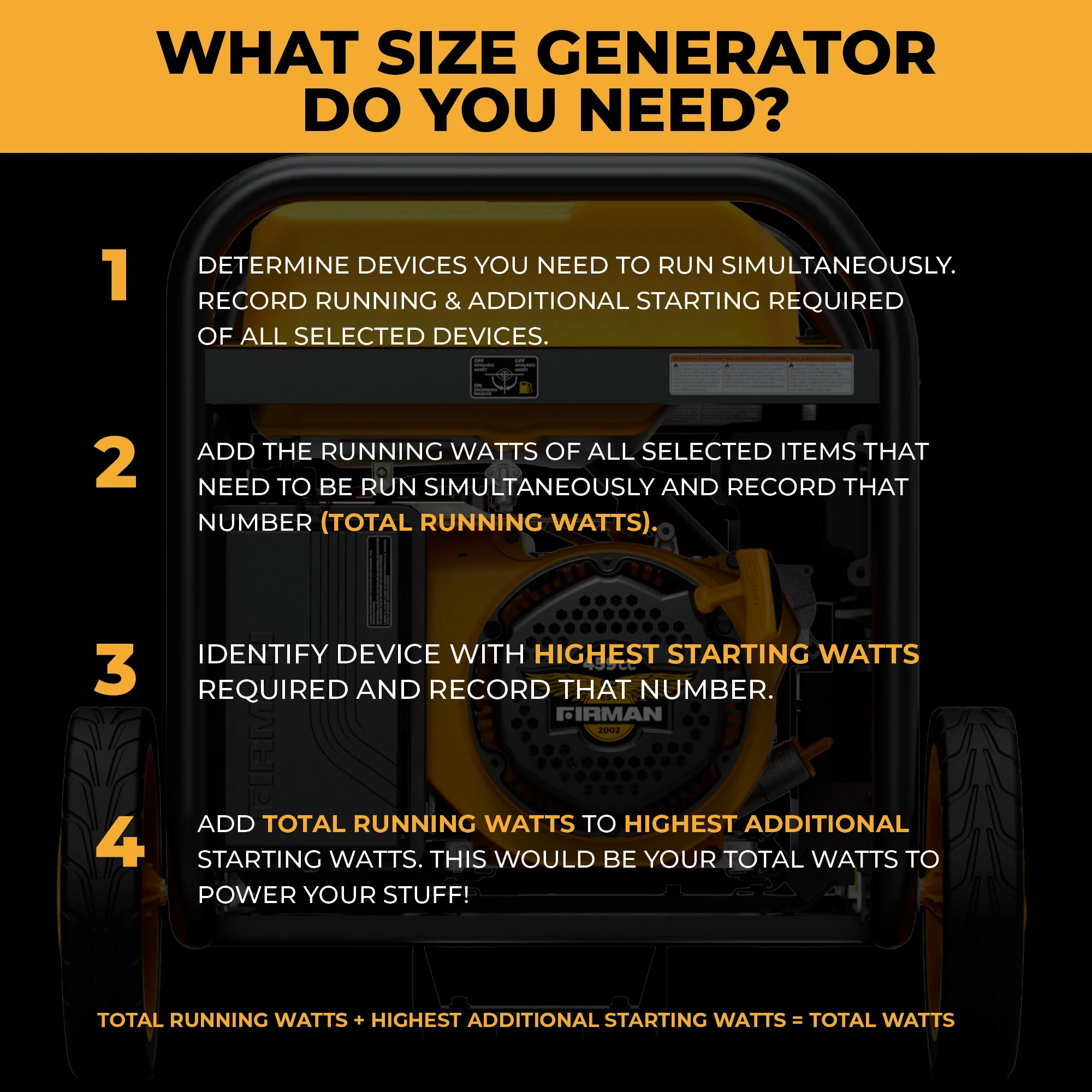 GAS PORTABLE GENERATOR 11600W REMOTE START 120/240V WITH CO ALERT - Image 9