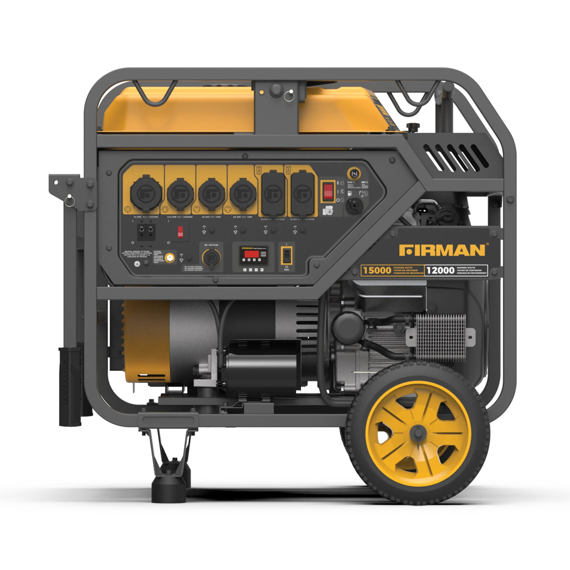 Gas Portable Generator 15000W Electric Start 120/240V - Image 2
