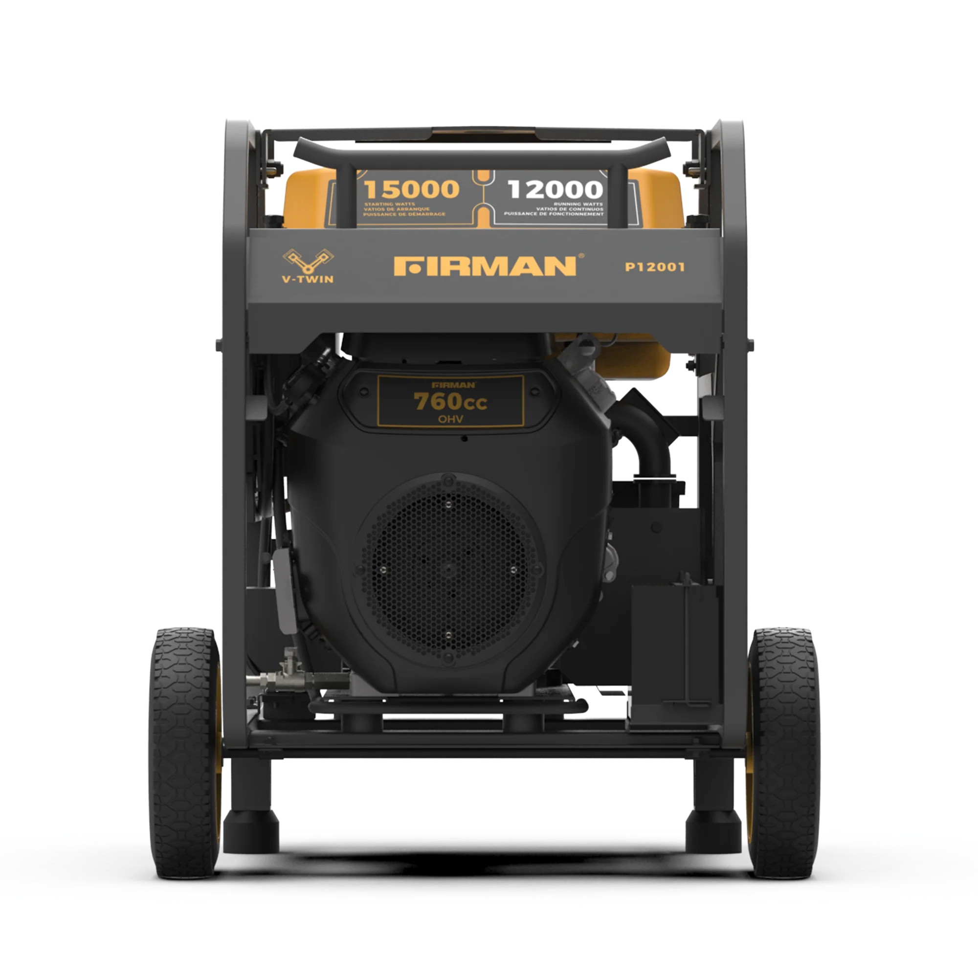 Gas Portable Generator 15000W Electric Start 120/240V - Image 3