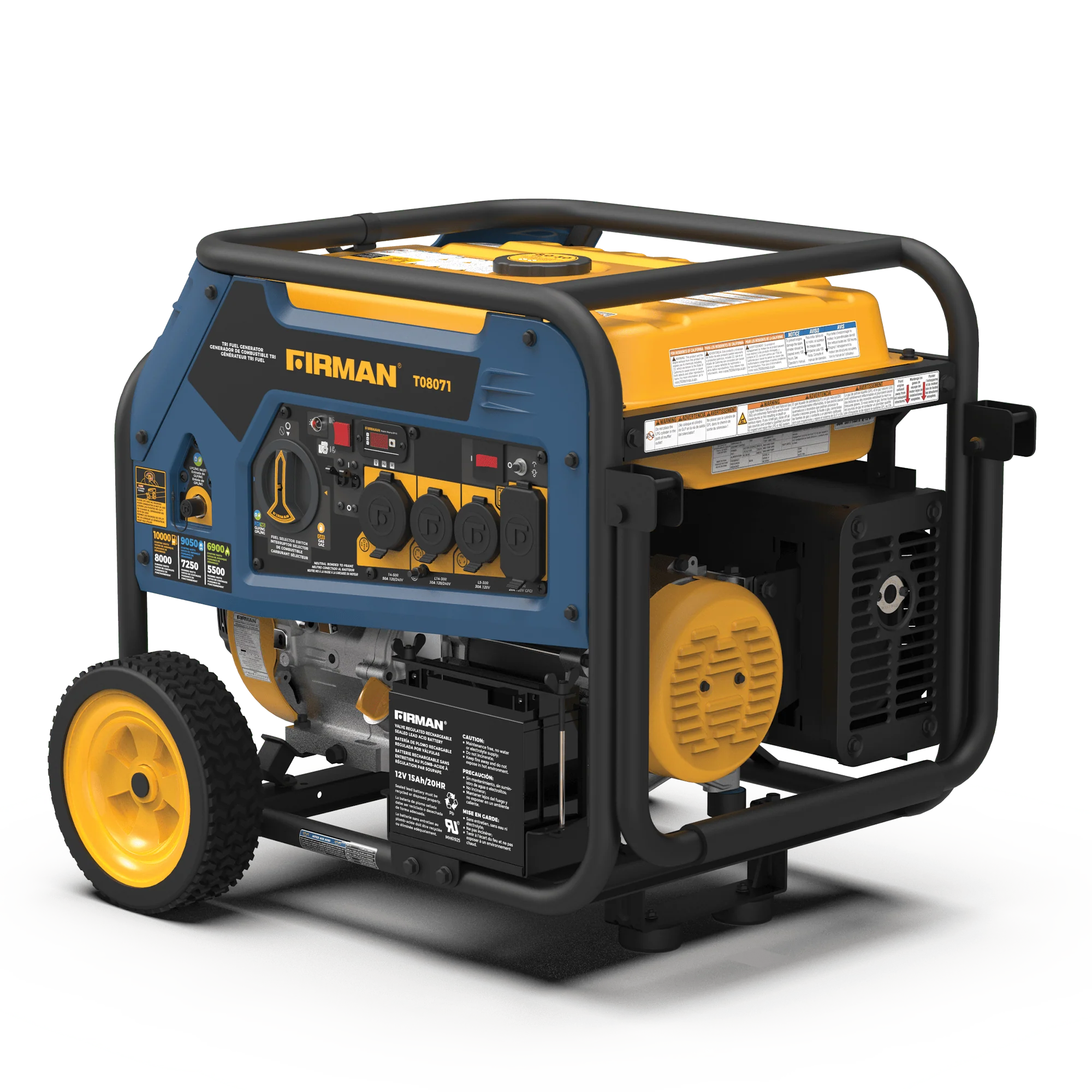 Tri Fuel Portable Generator 8000W Electric Start 120/240V - Image 13