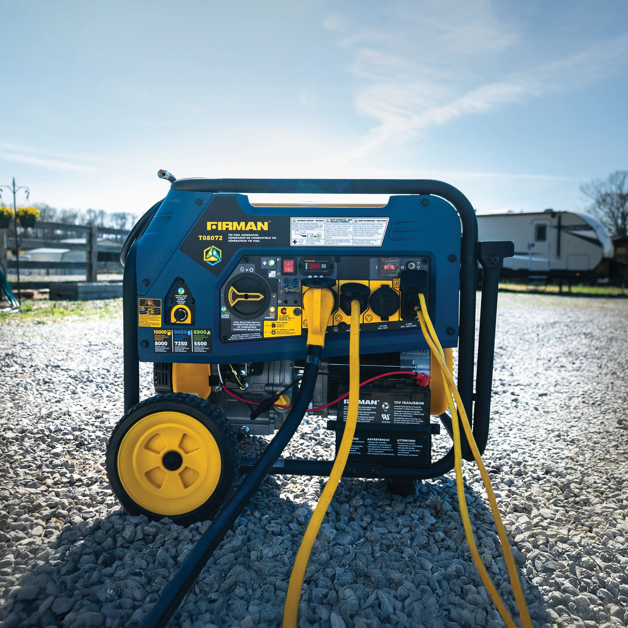 Tri Fuel 8000W Portable Generator Electric Start 120/240V with CO ALERT - Image 12