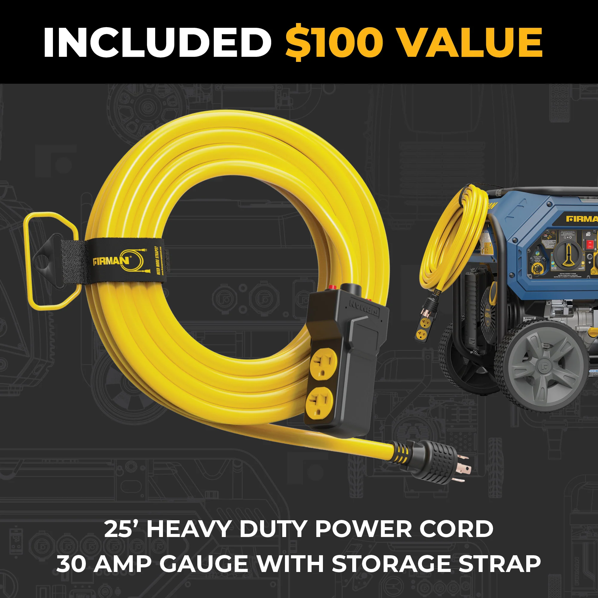Tri Fuel Portable Generator 10000/8000W Electric Start With CO Alert - Image 2