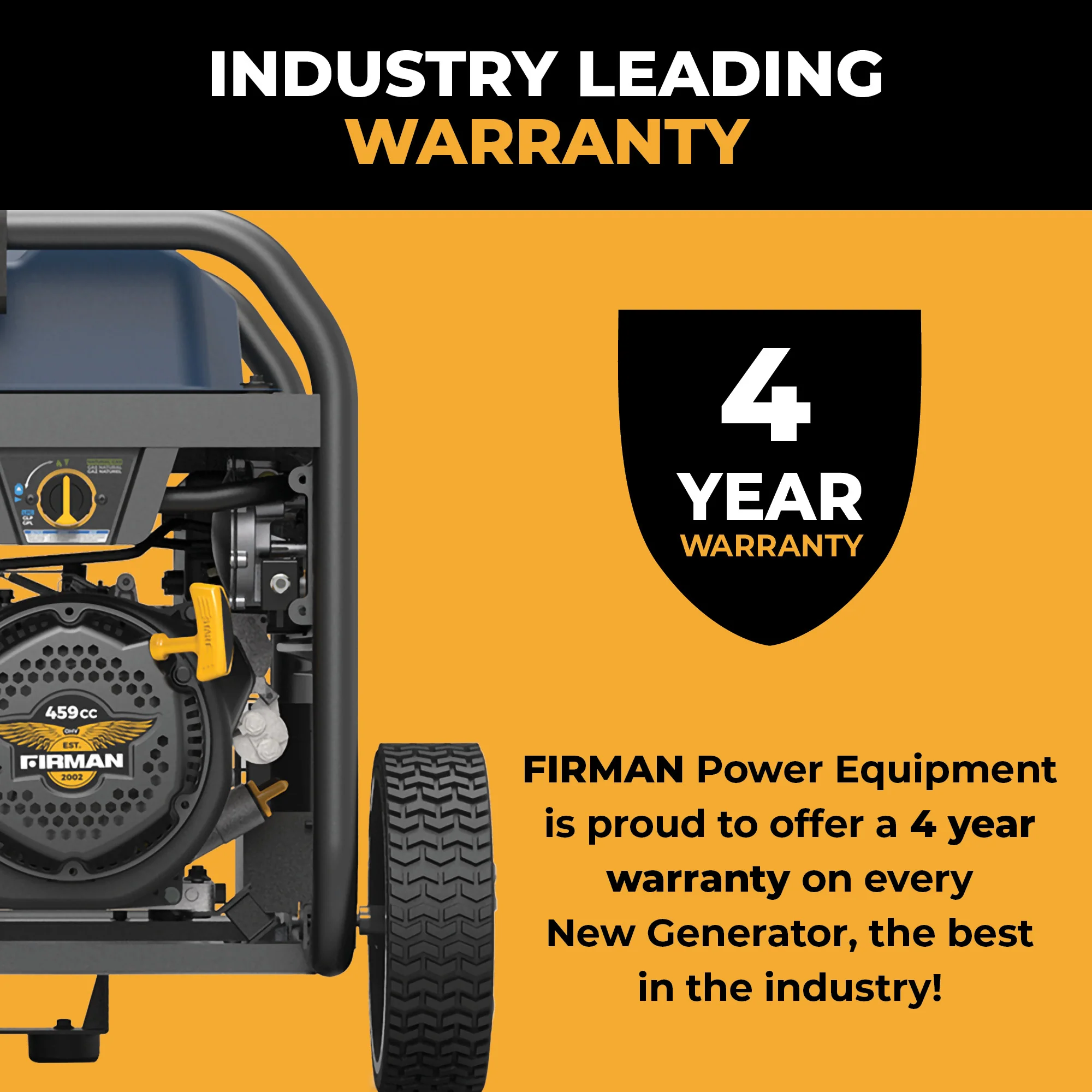 Tri Fuel Portable Generator 11600/9300W Electric Start 120V/240V with Power Cord - Image 9