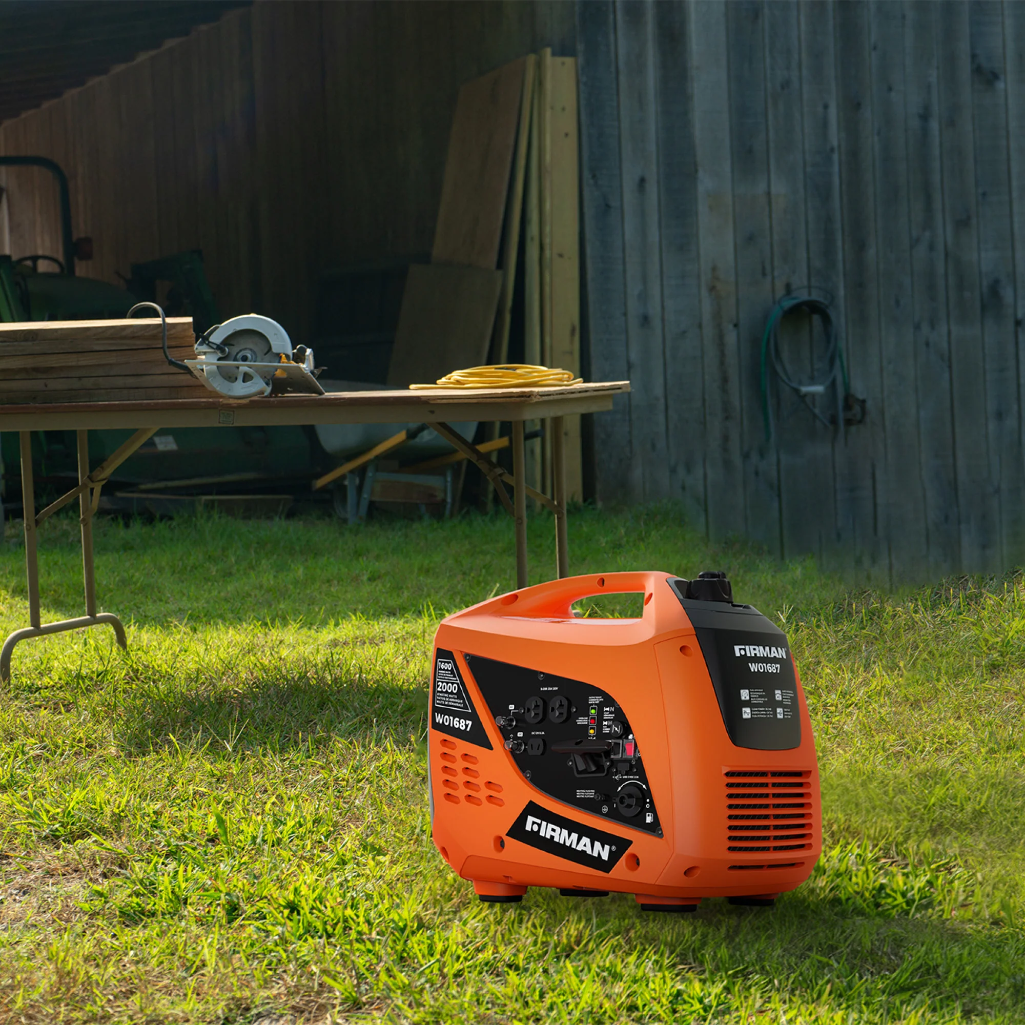 Gas Inverter Portable Generator 2000/1600W Recoil Start - Image 13