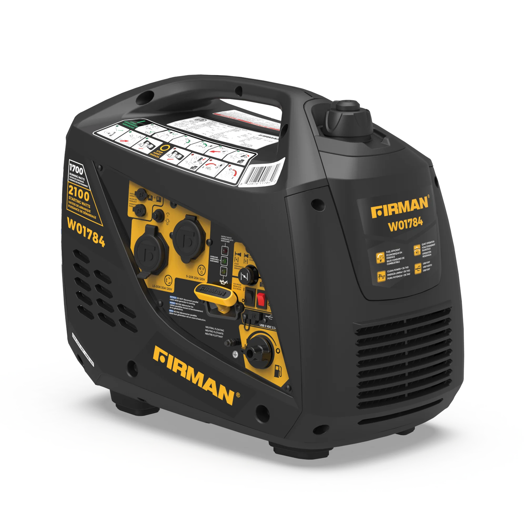 Refurbished Inverter Portable Generator 2100W Recoil Start - Image 10