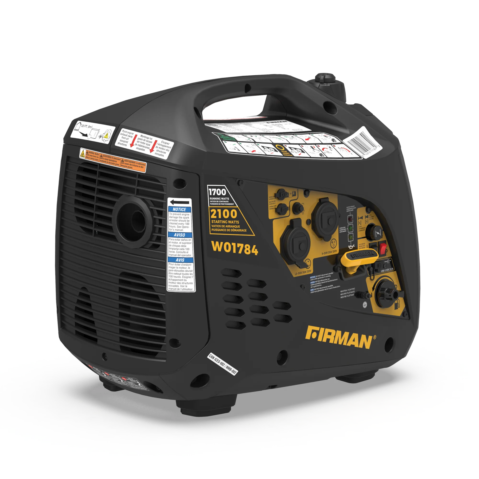 Refurbished Inverter Portable Generator 2100W Recoil Start - Image 13